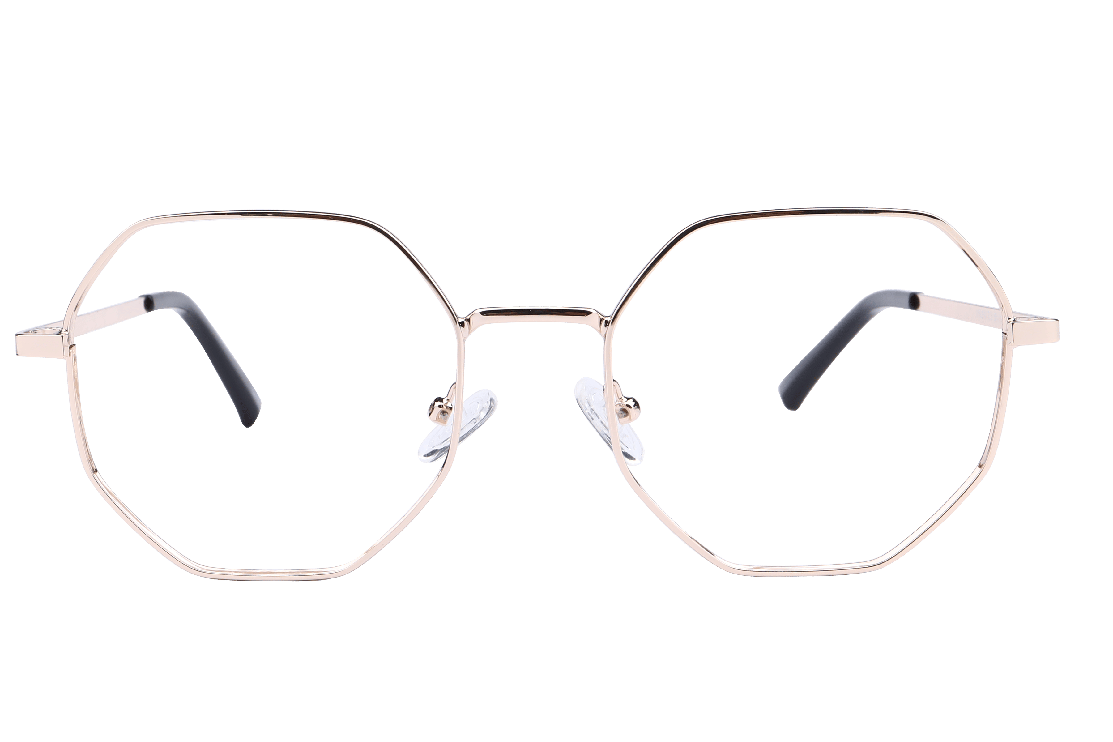 Inspira VW259 Frame Gold Unisex Full Metal Frame — Gold frame — view 2