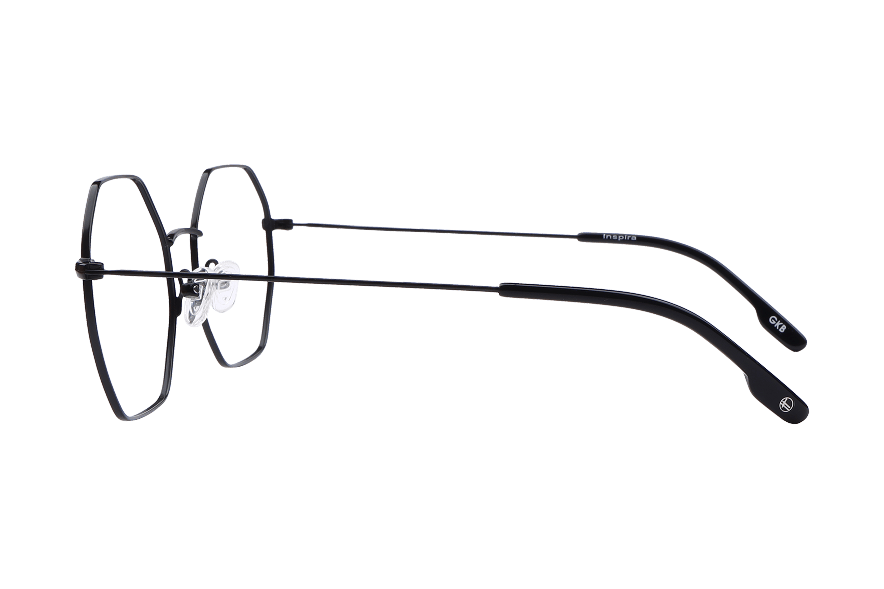 Inspira PV9001 Frame Black Unisex Full Metal Frame — Black frame — view 3