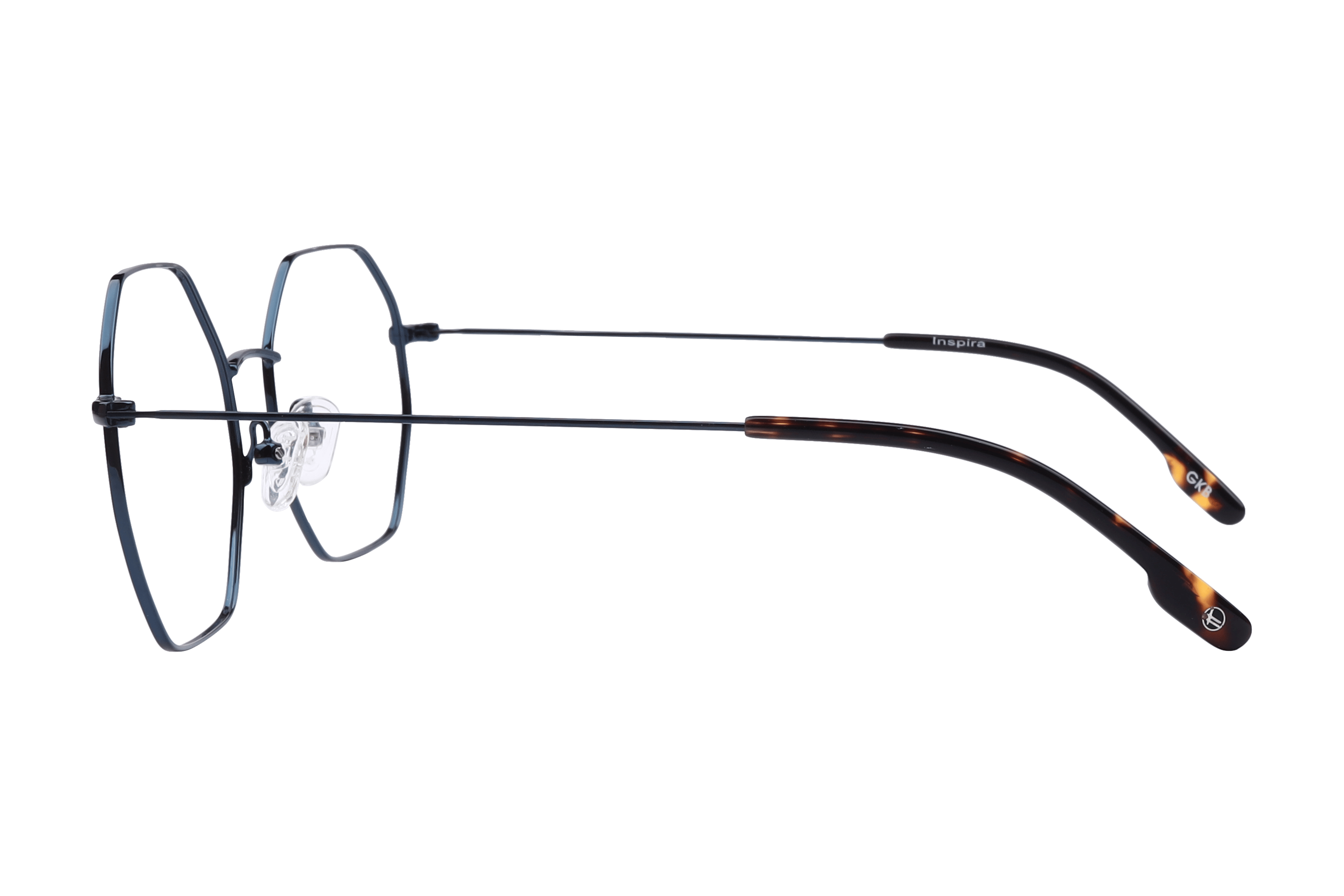 Inspira PV9001 Frame Blue Unisex Full Metal Frame — Blue frame — view 3