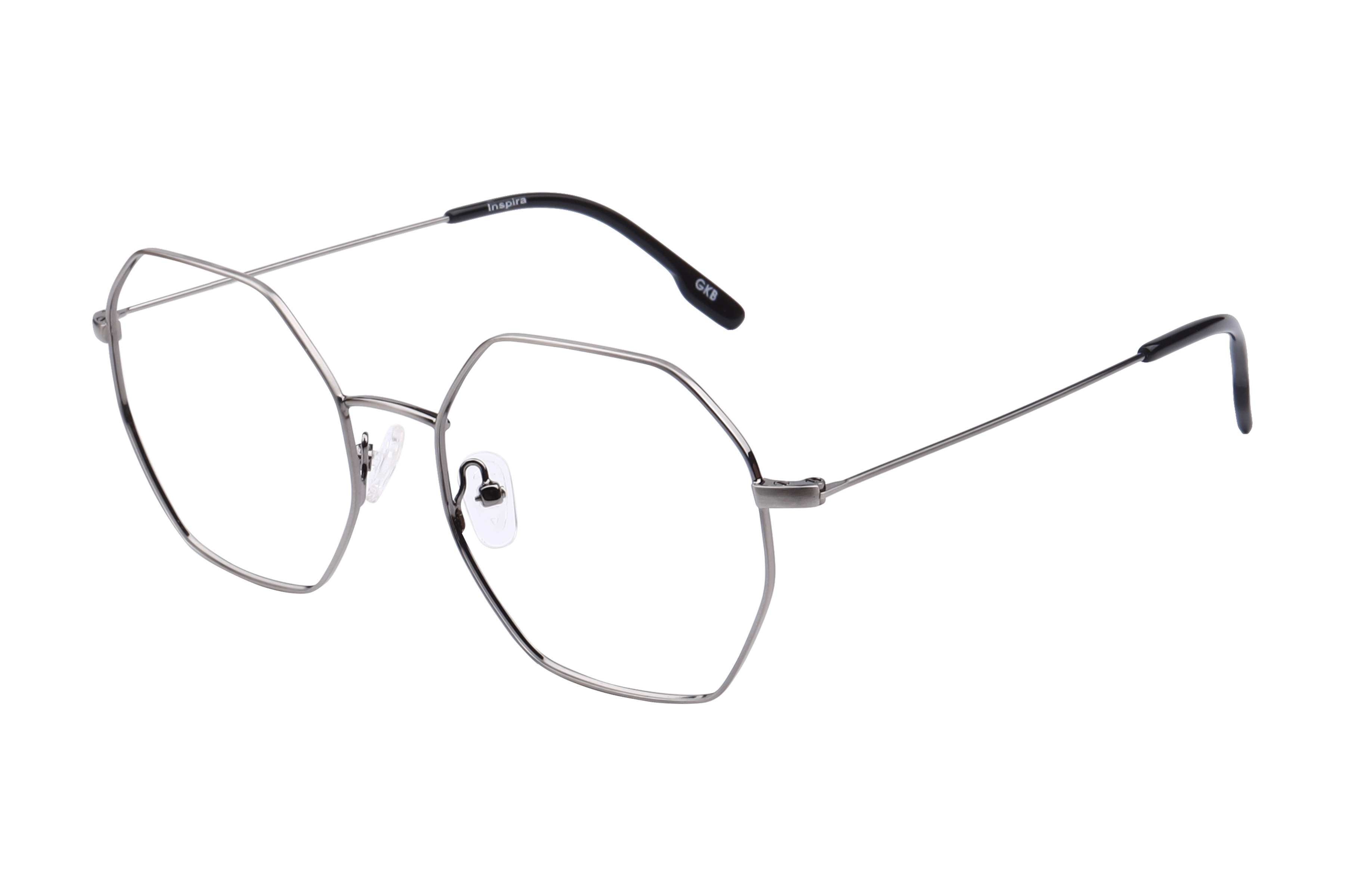 Inspira PV9001 Frame Silver Unisex Full Metal — Silver frame