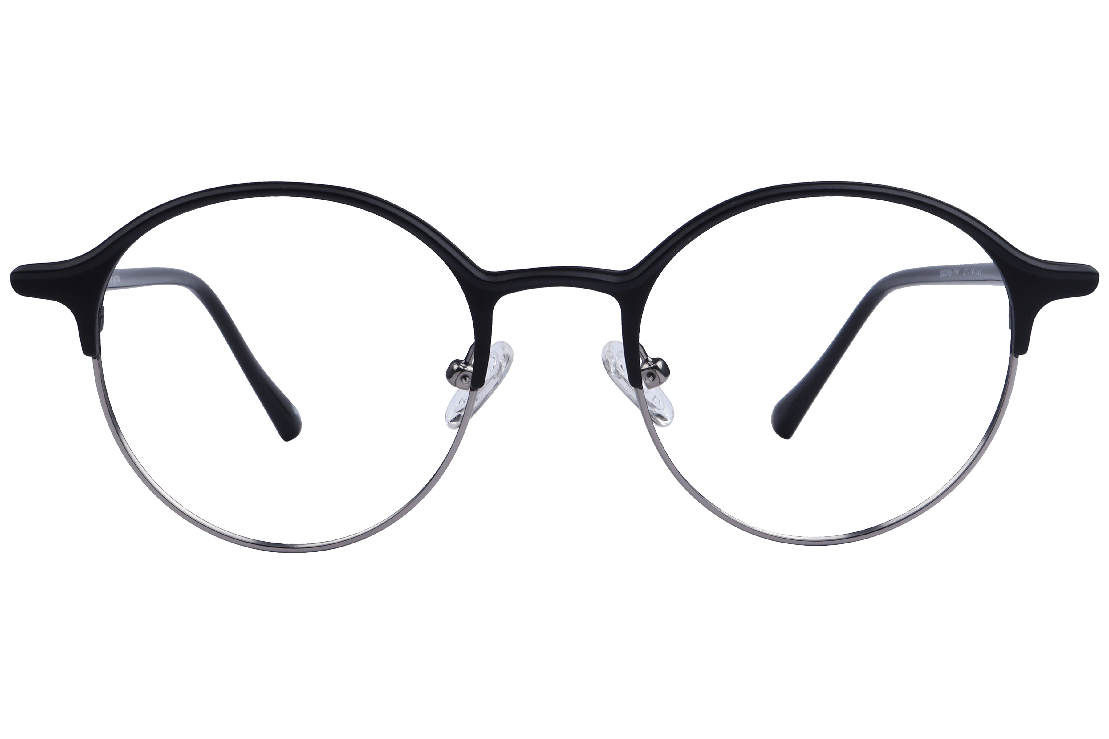 Inspira 50396-FW Frame Matt Black Unisex Full Metal Frame — Matt Black frame — view 2