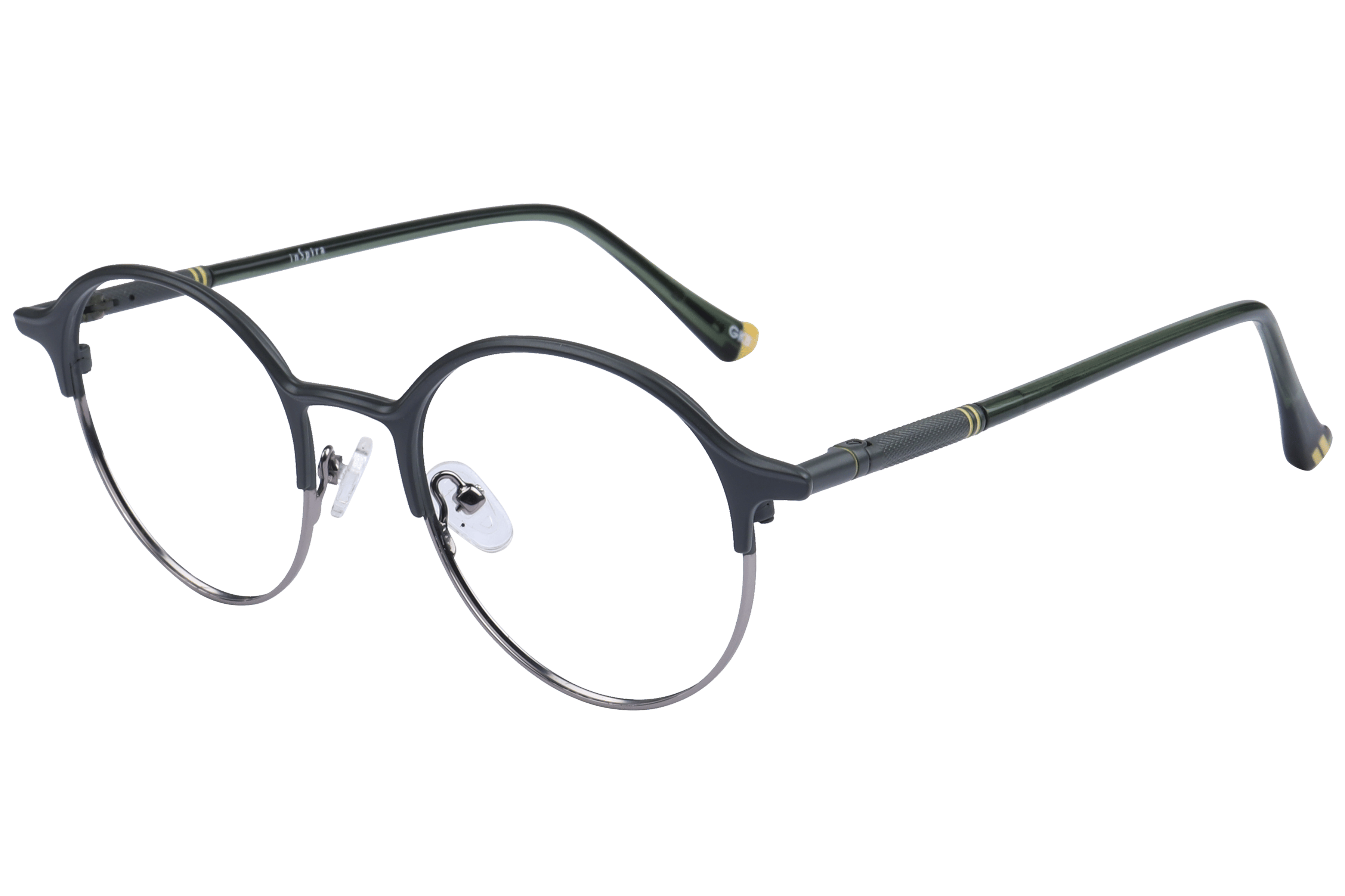 Inspira 50396-FW Frame Matt Grey Unisex Full Metal — Matt Grey frame
