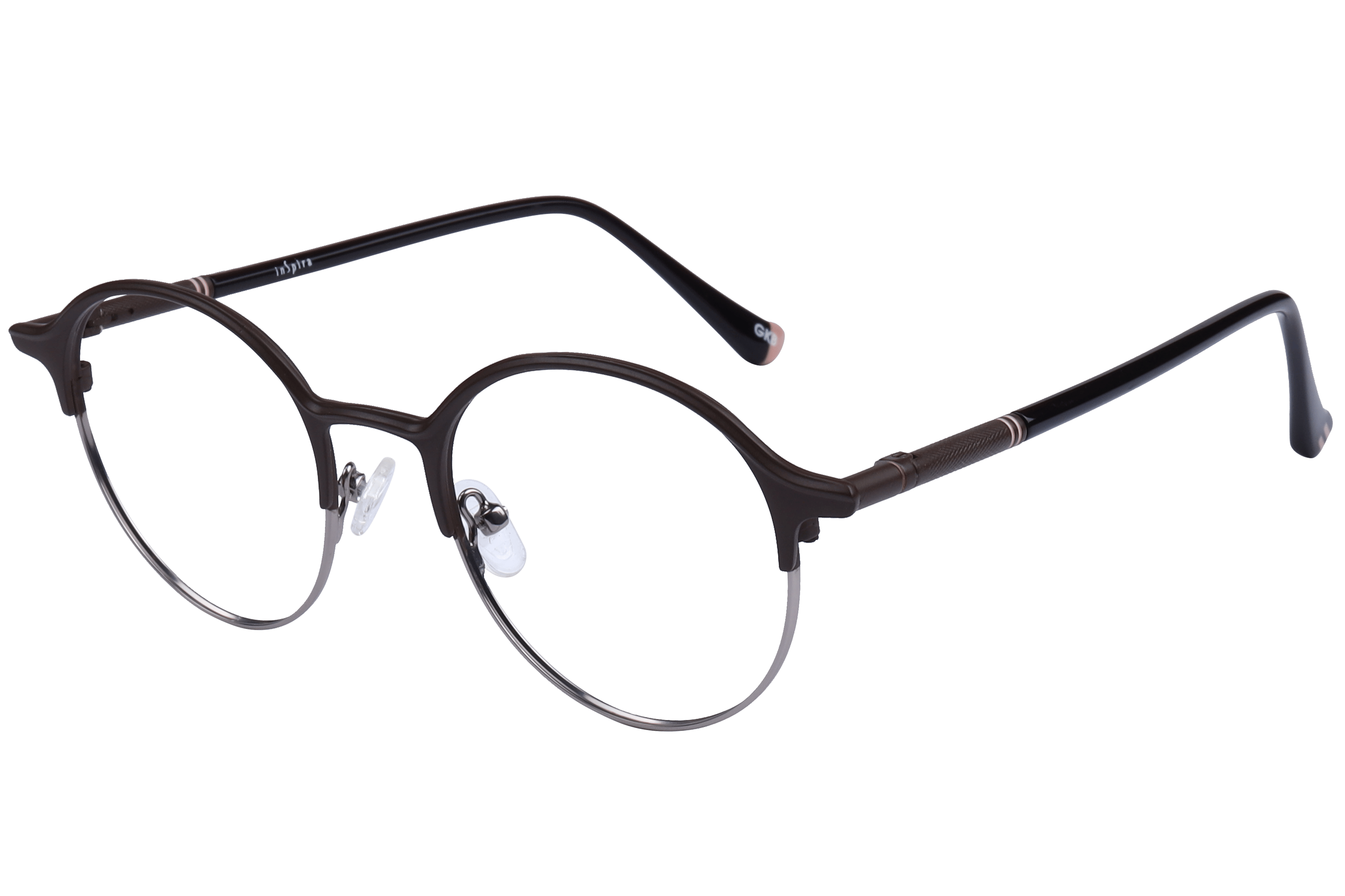 Inspira 50396-FW Frame Matt Brown Unisex Full Metal — Matt Brown frame