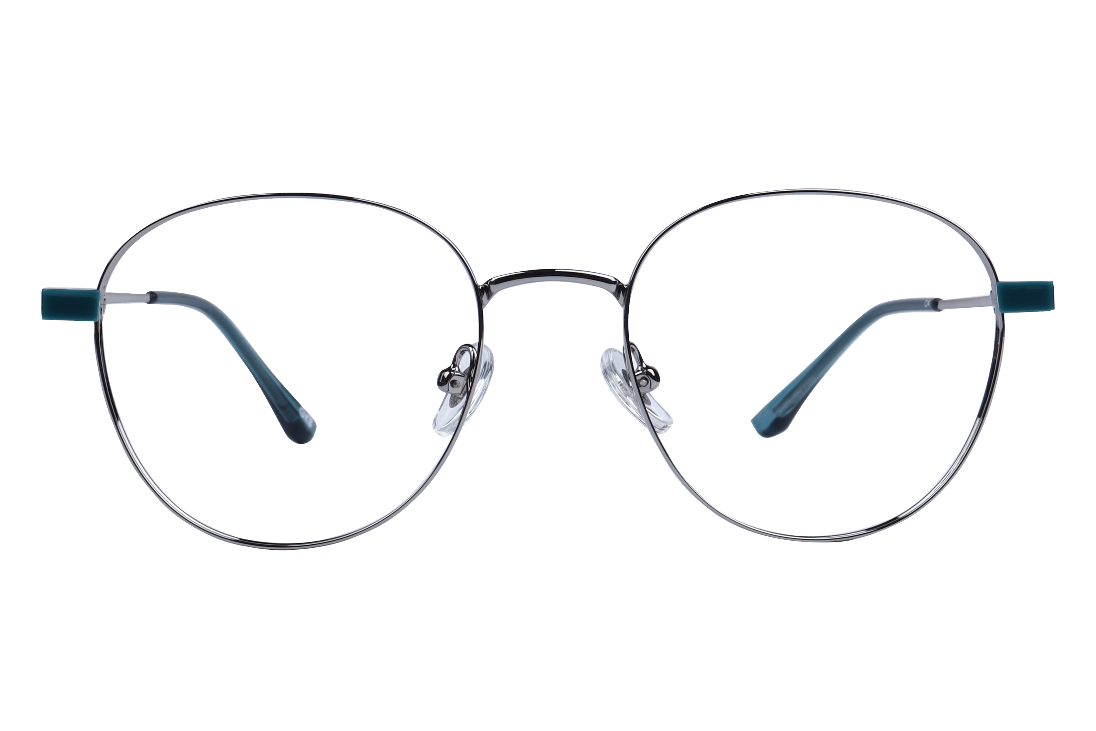 Inspira 50365-FW Frame Silver Unisex Full Metal Frame — Silver frame — view 2