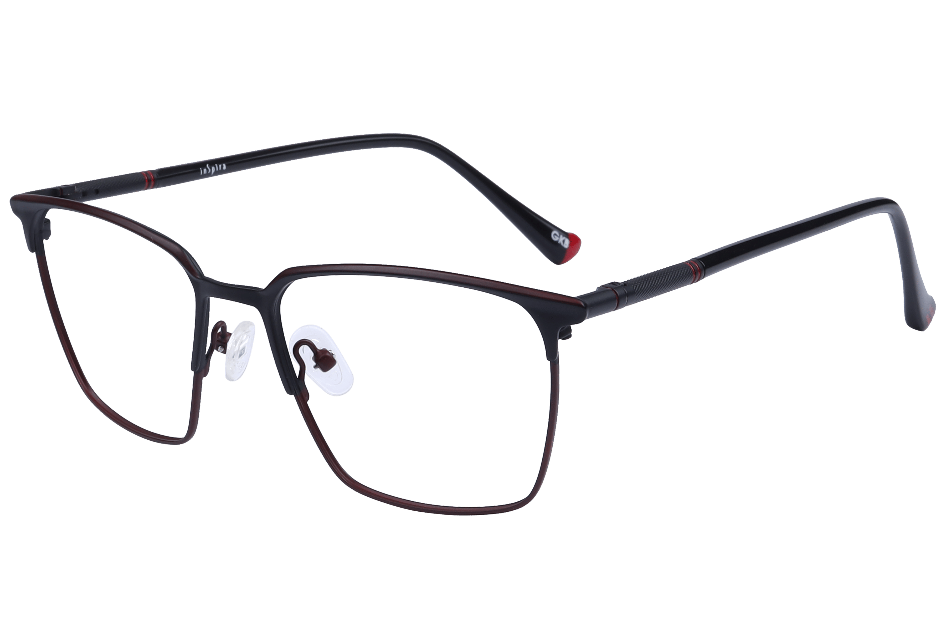 Inspira 50300-FW Frame Matt Black Male Full Metal — Matt Black frame