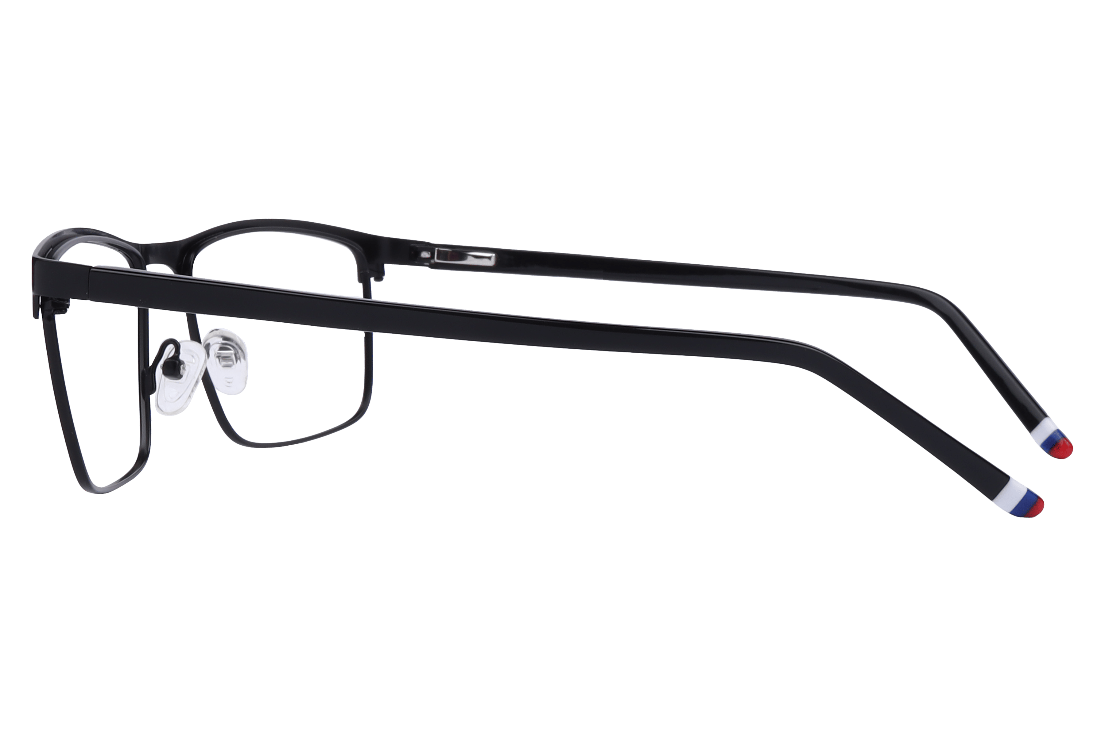 Inspira 8853 Frame Matt Black Male Full Shell Frame — view 3