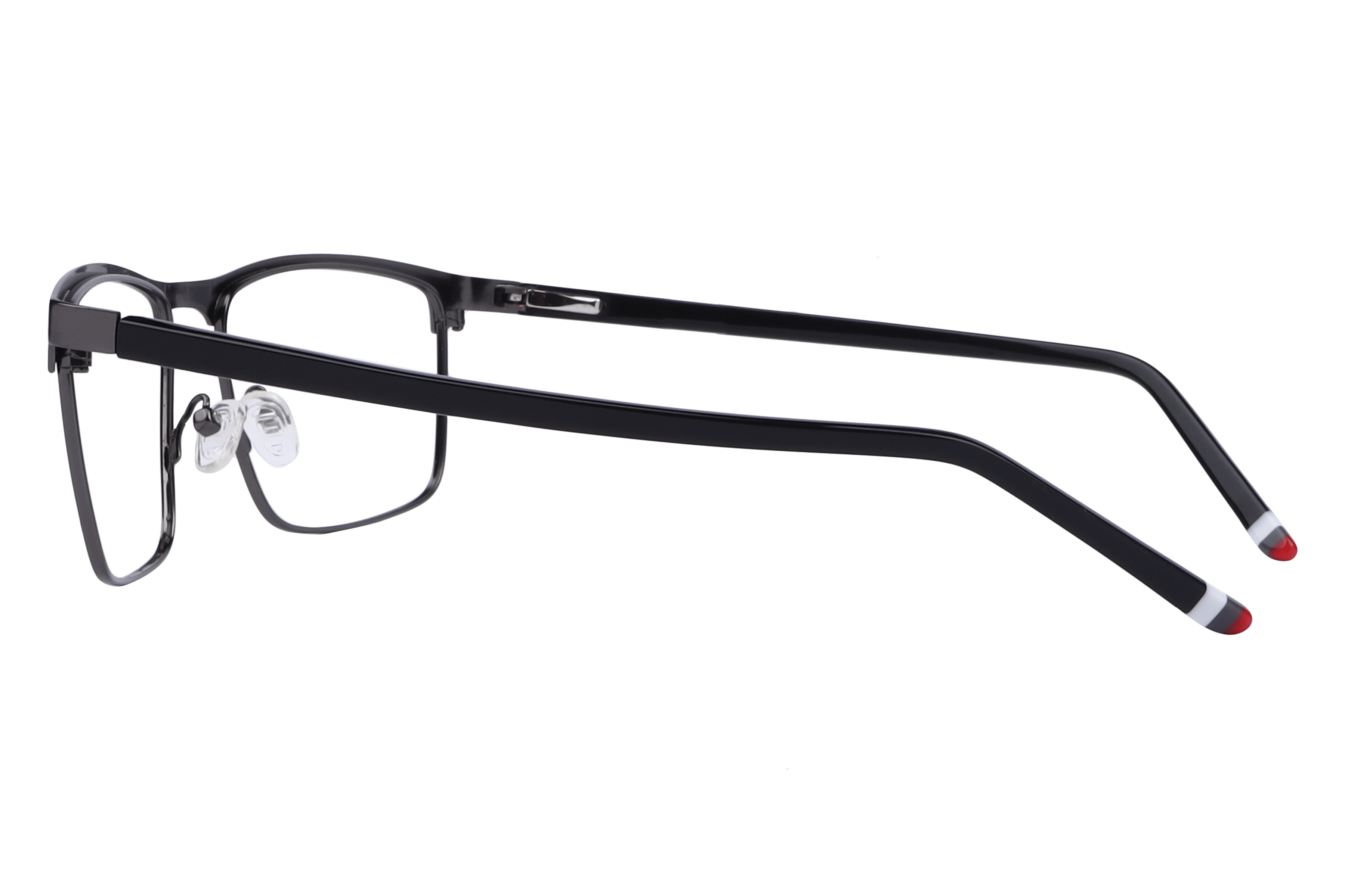 Inspira 8853 Frame Matt Grey Male Full Shell Frame — Matt Grey frame — view 3