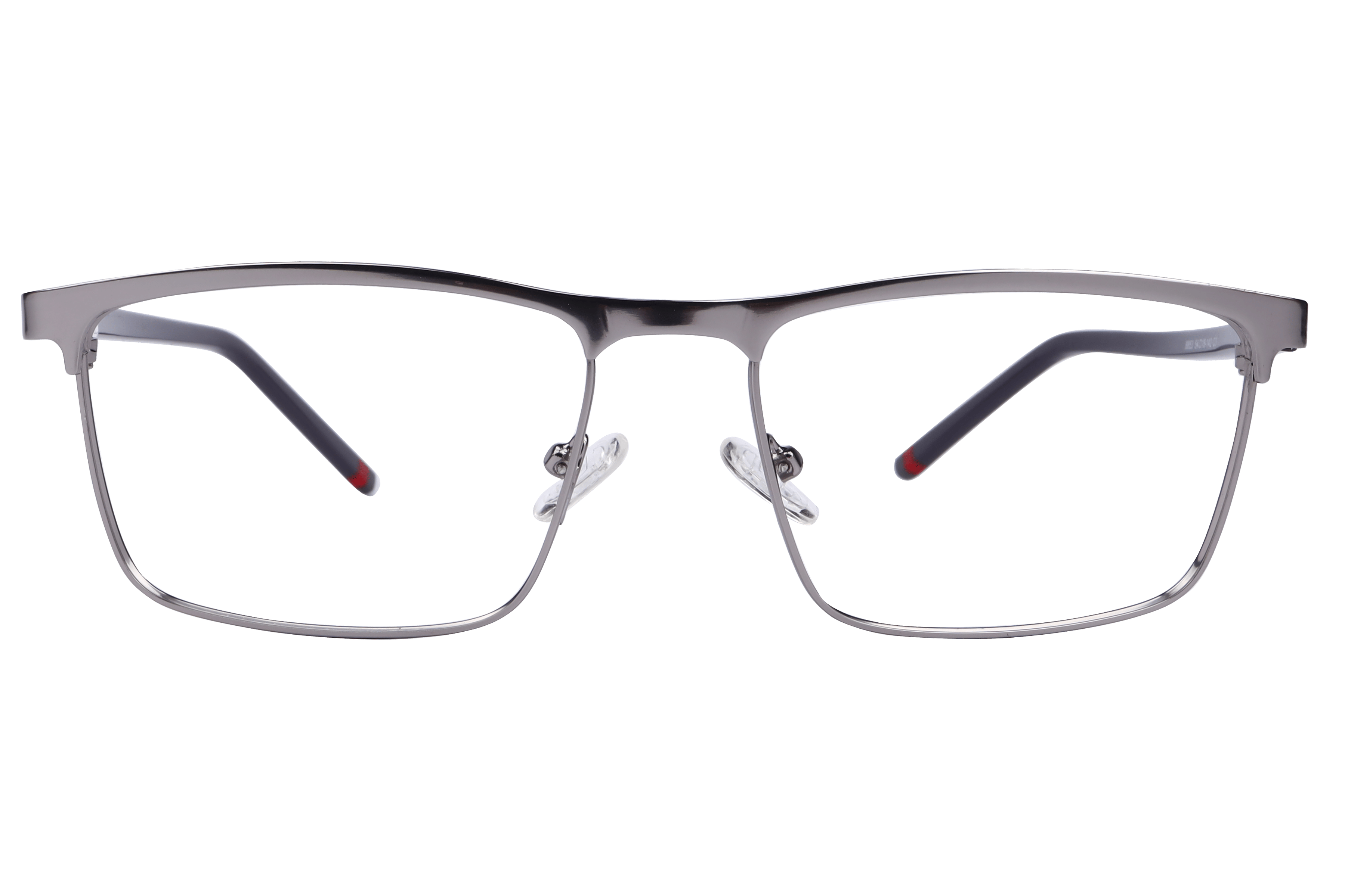 Inspira 8853 Frame Matt Silver Male Full Shell Frame — Matt Silver frame — view 2