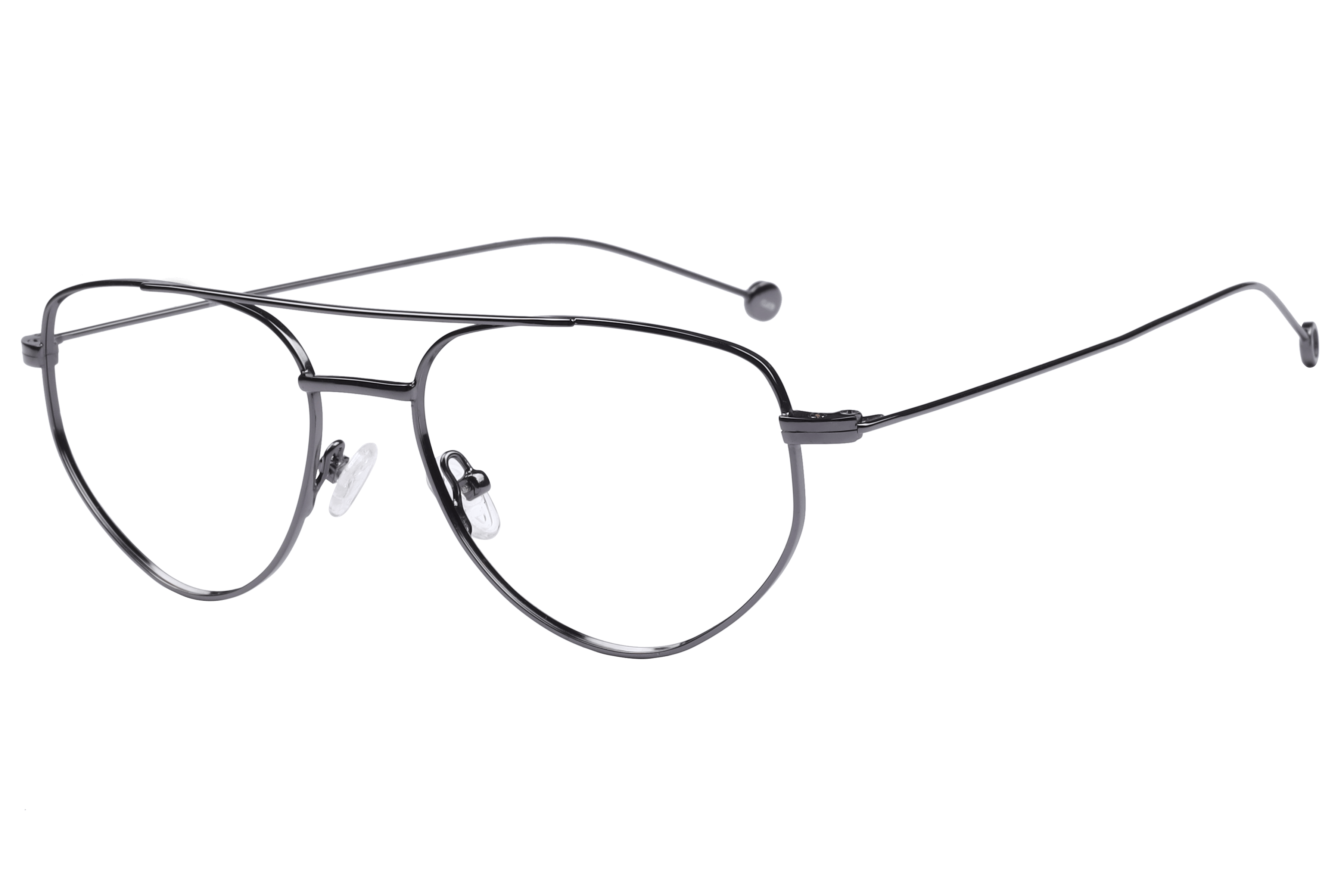 Inspira 14025 Frame Gun Metal Unisex Full Metal — Gun Metal frame