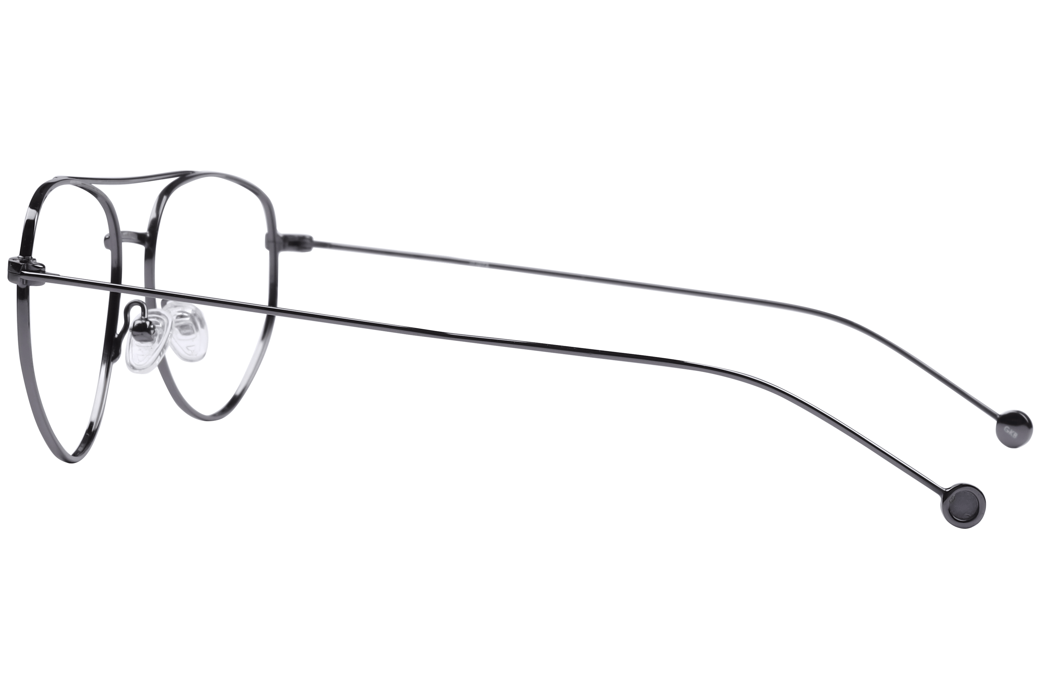 Inspira 14025 Frame Gun Metal Unisex Full Metal Frame — Gun Metal frame — view 3