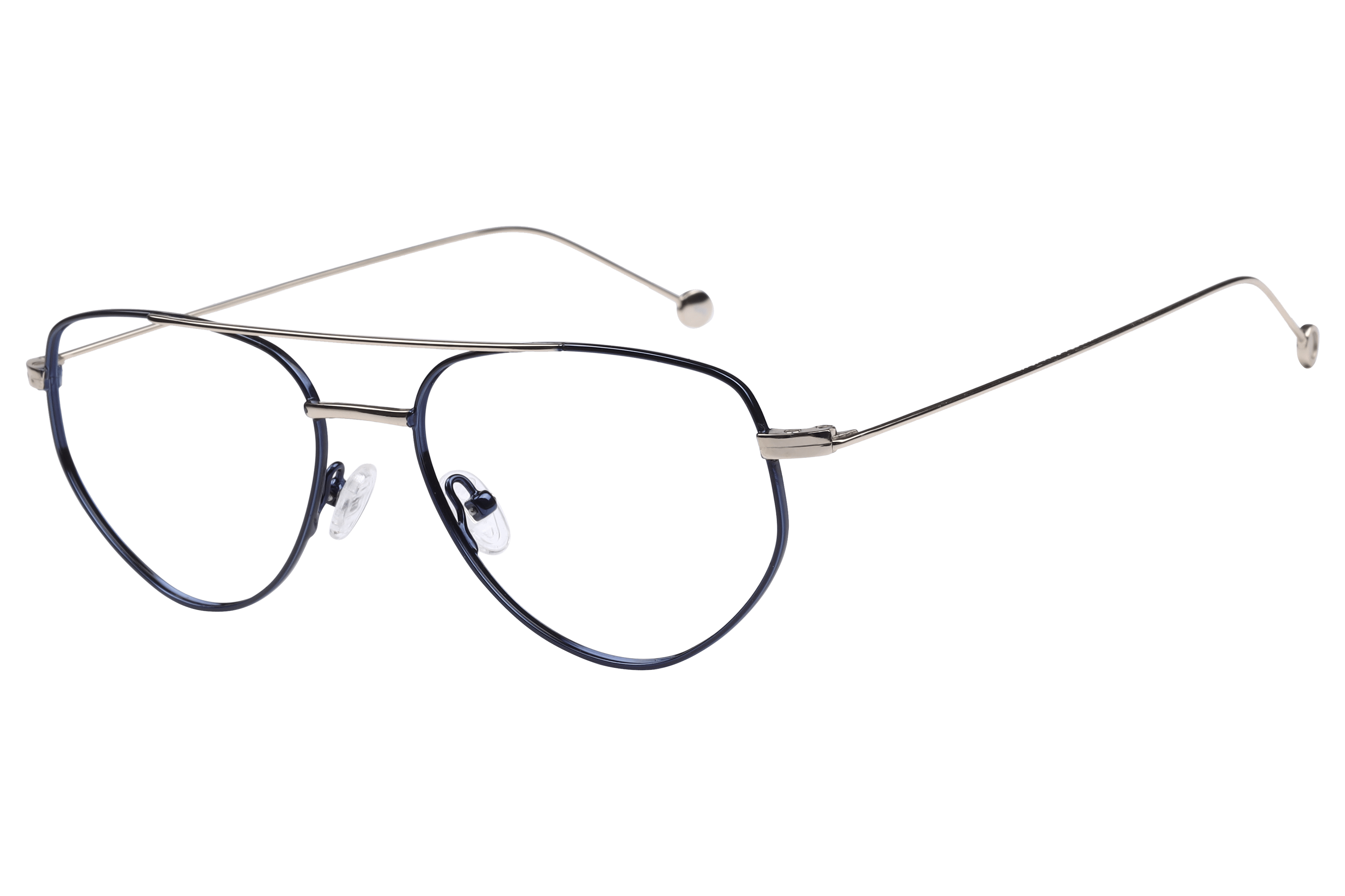 Inspira 14025 Frame Blue Unisex Full Metal — Blue frame
