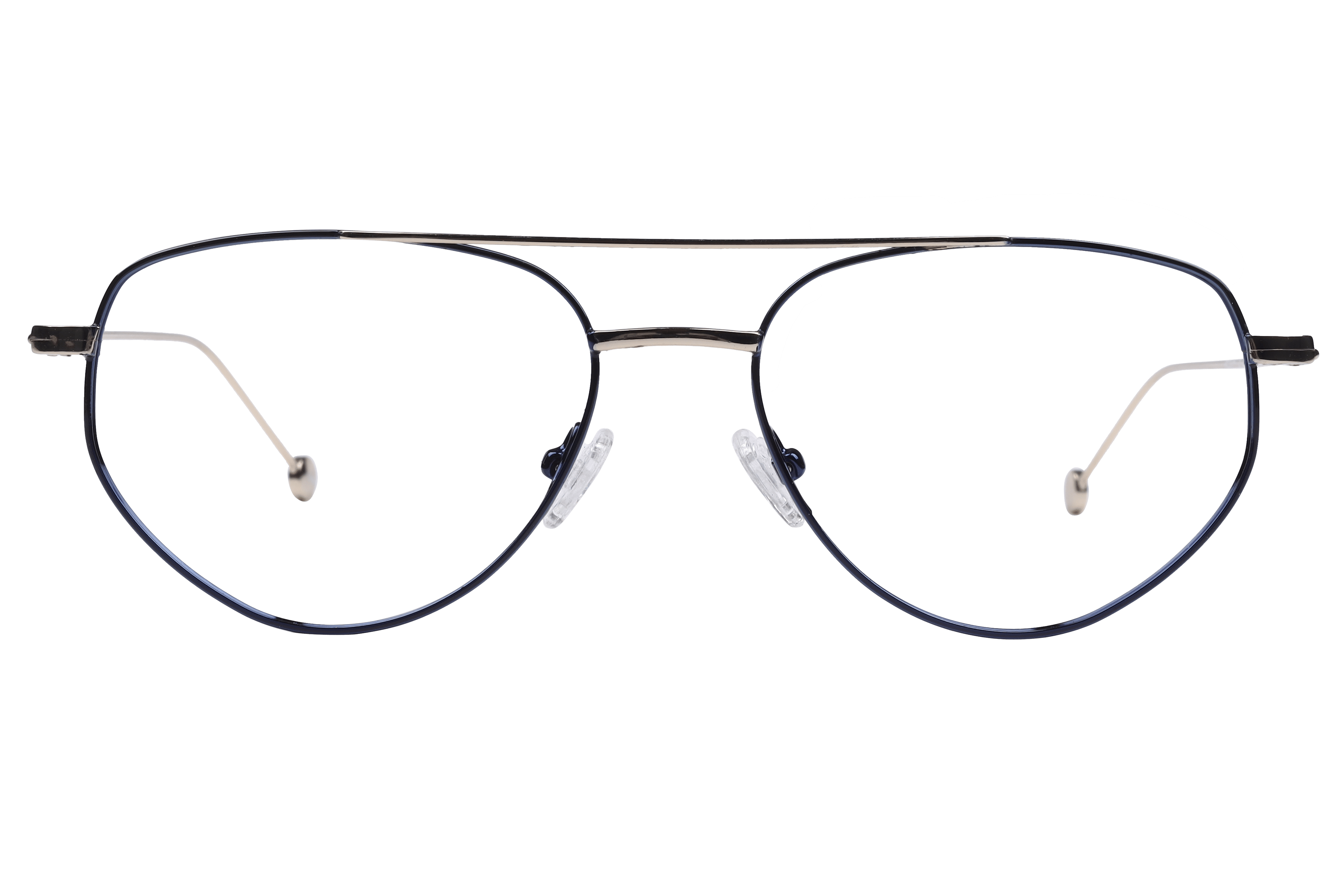 Inspira 14025 Frame Blue Unisex Full Metal Frame — Blue frame — view 2