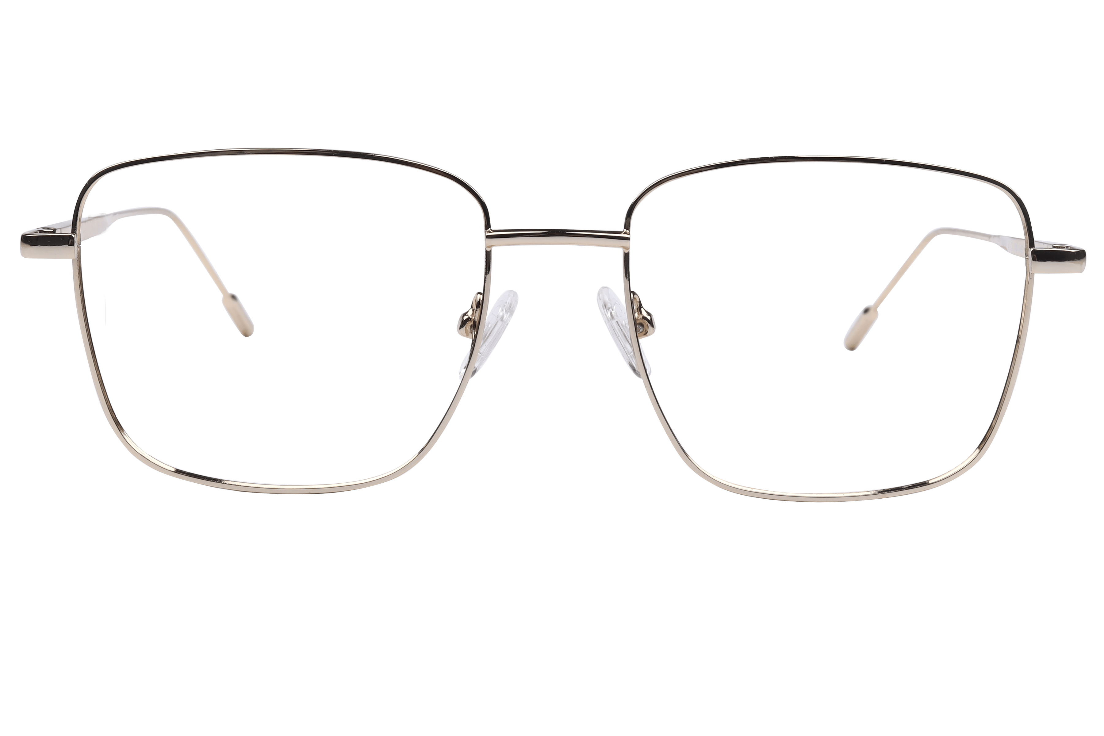 Inspira 14018 Frame Gold Unisex Full Metal Frame — Gold frame — view 2