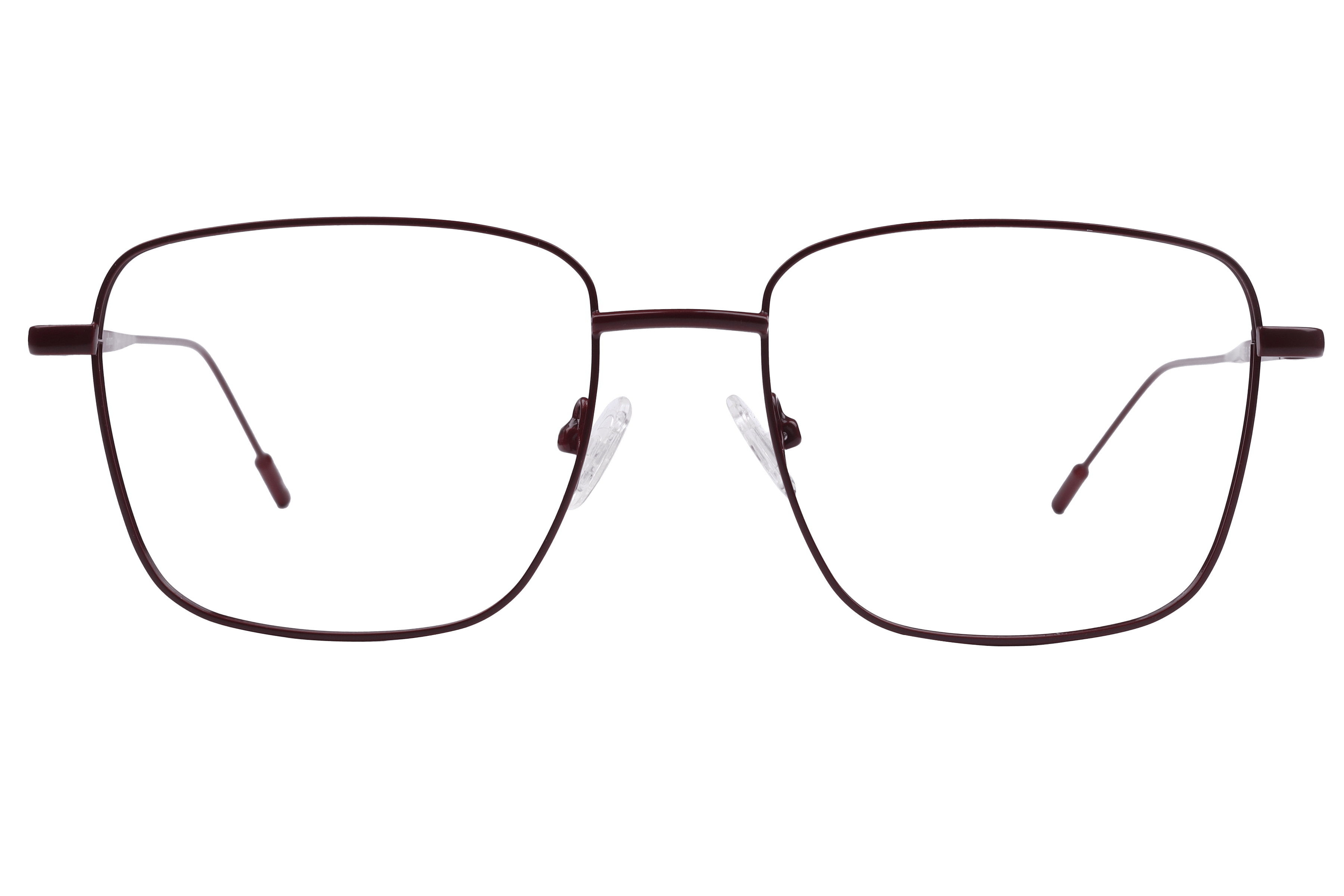 Inspira 14018 Frame Red Unisex Full Metal Frame — Red frame — view 2