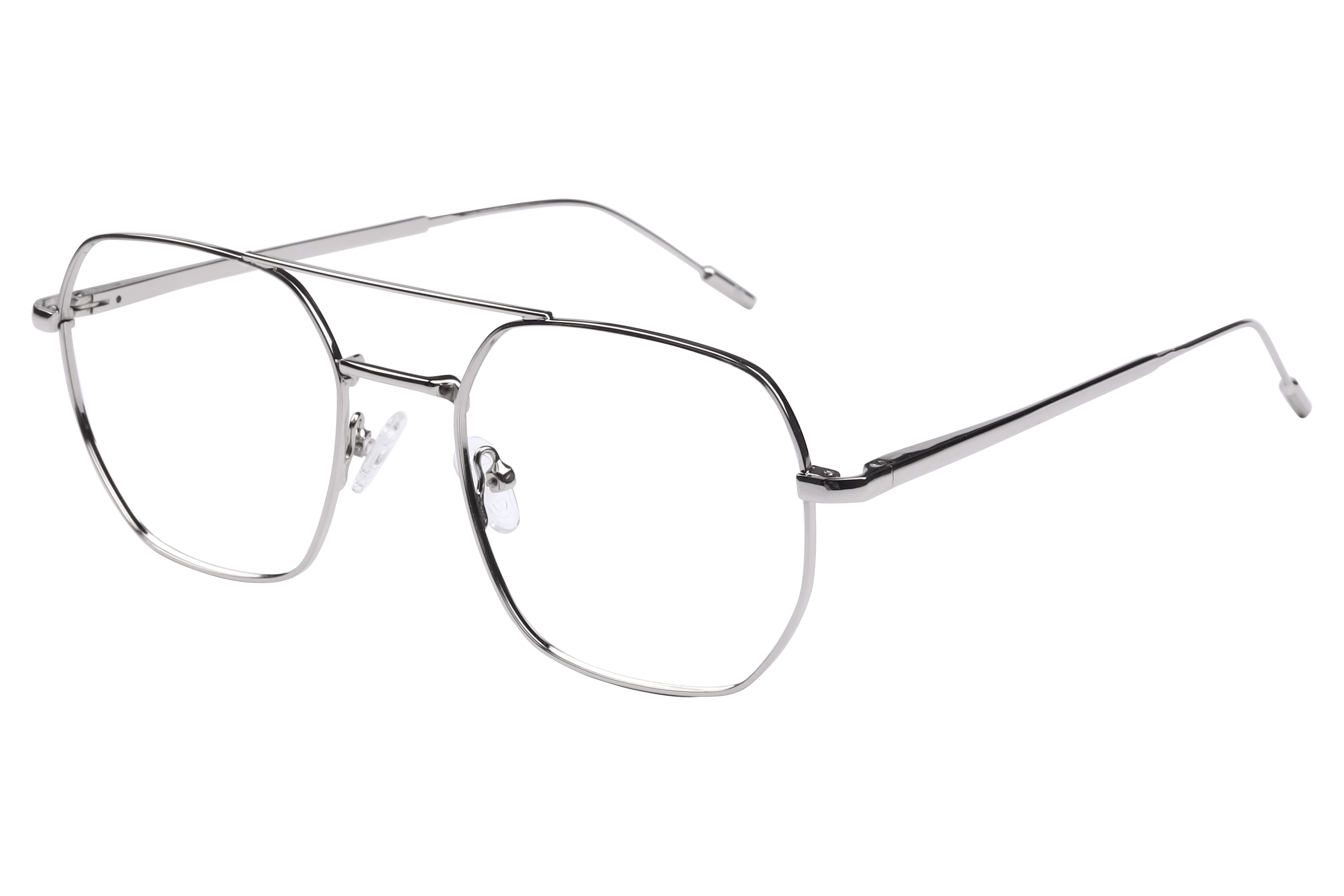 Inspira 14029 Frame Silver Male Full Metal — Silver frame