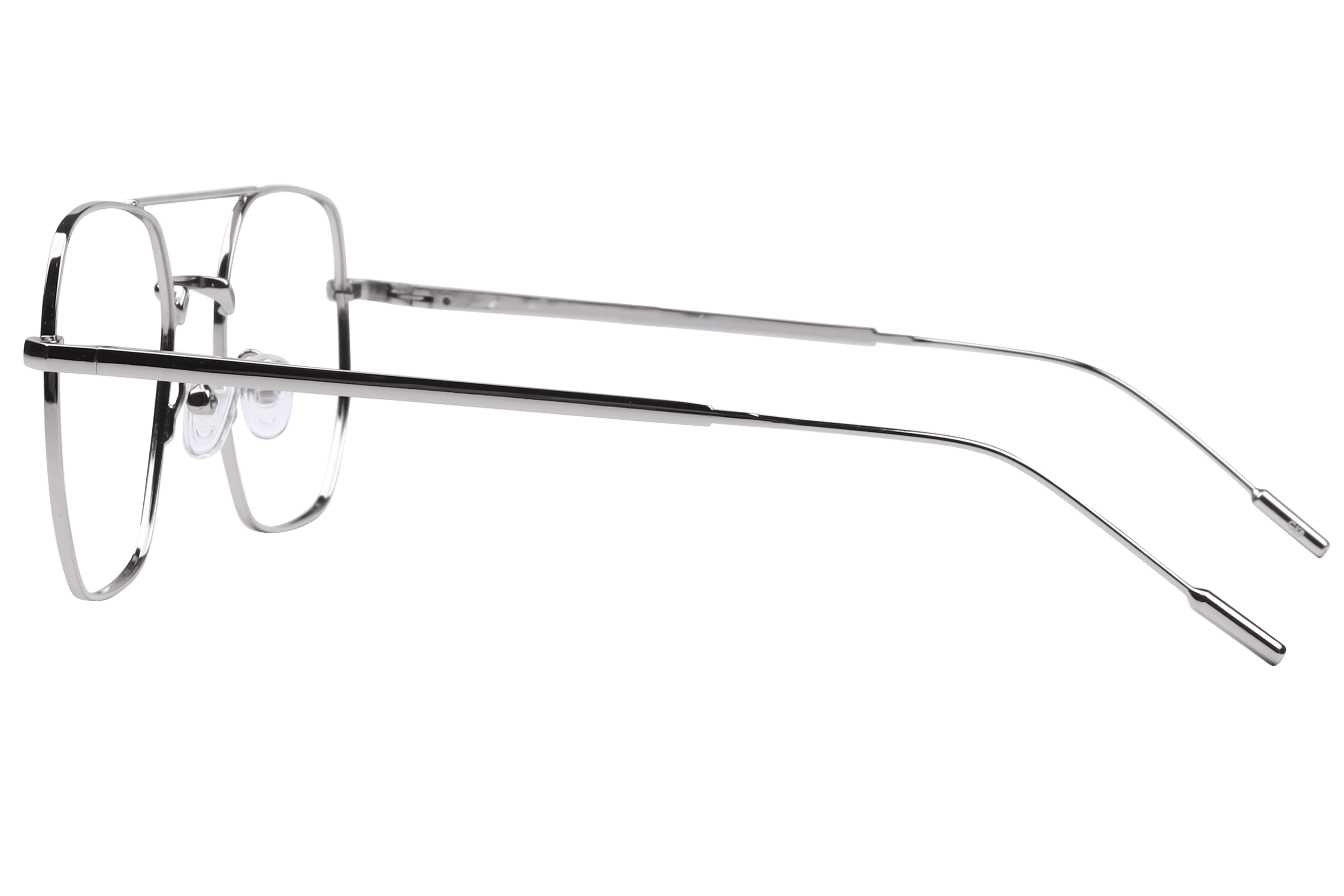 Inspira 14029 Frame Silver Male Full Metal Frame — Silver frame — view 3