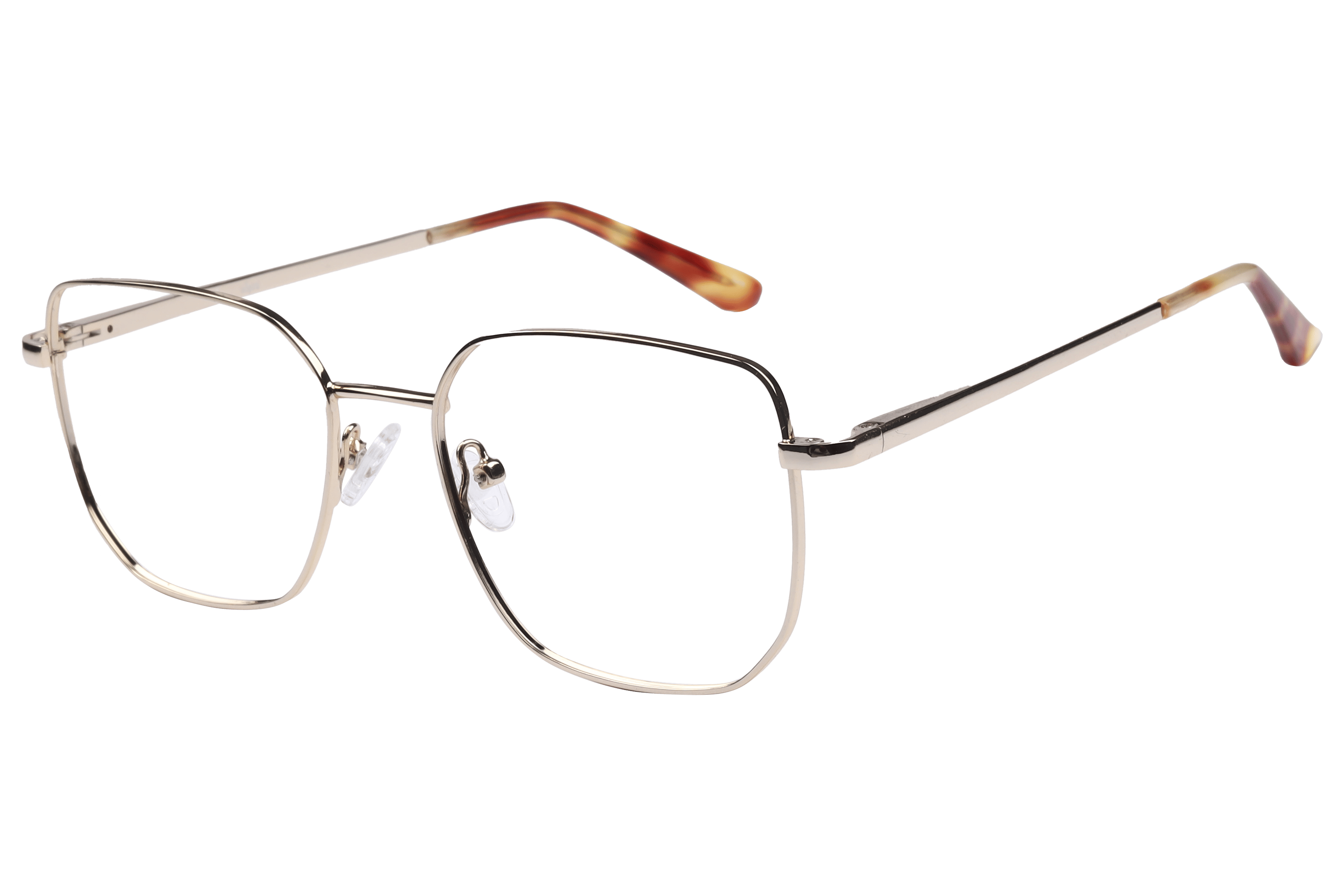 Inspira 14005 Frame Gold Unisex Full Metal — Gold frame
