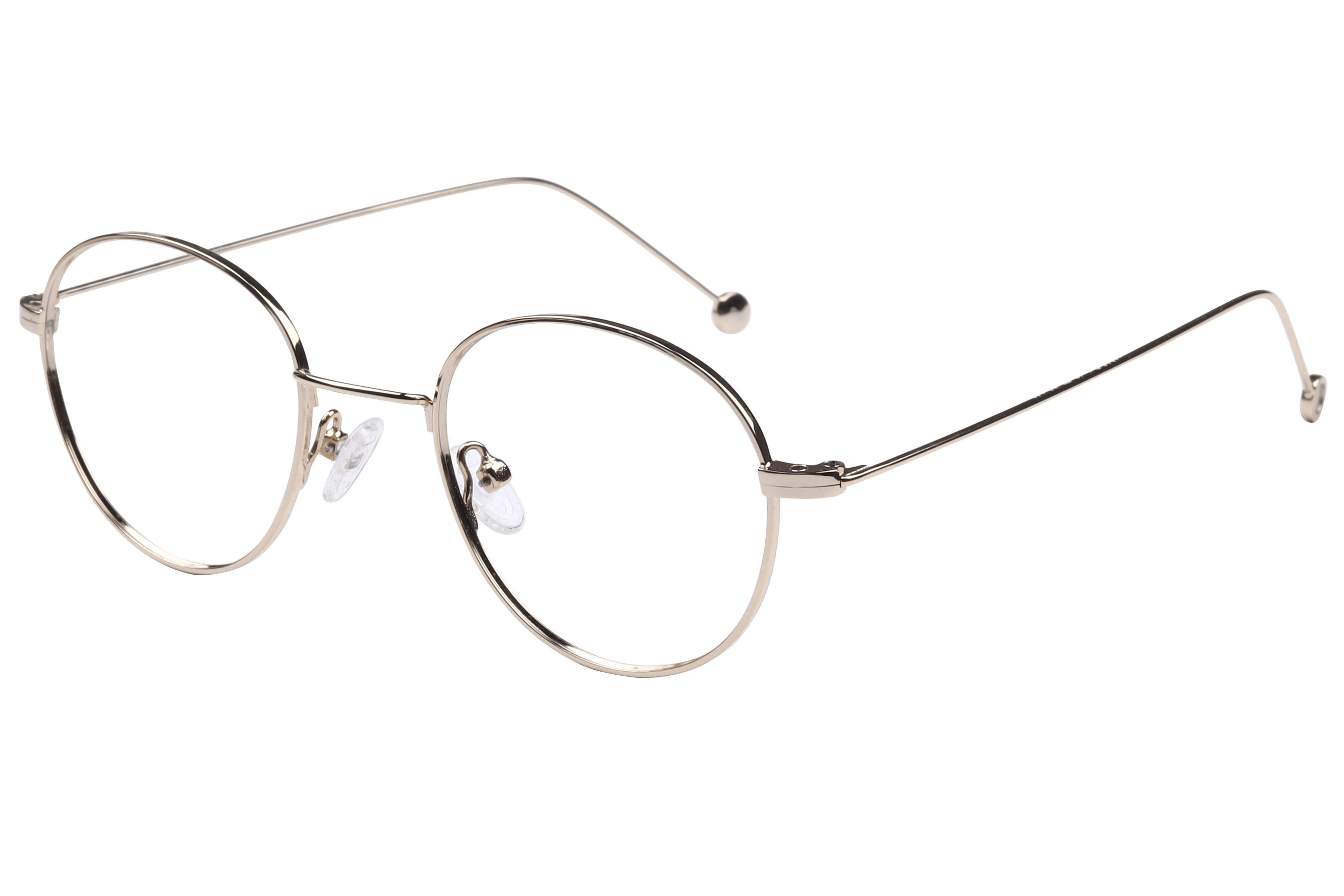 Inspira 14015 Frame Gold Unisex Full Metal — Gold frame