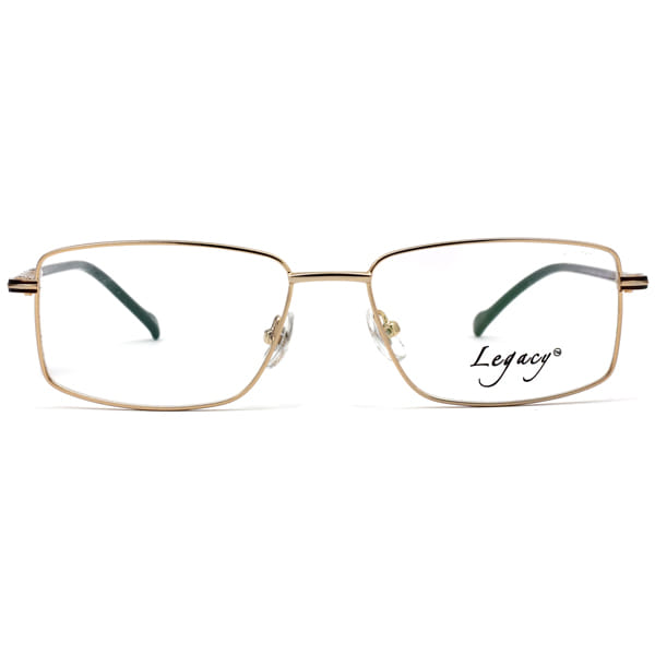Inspira 4718D Frame Gold Male Full Metal Frame — Gold frame — view 3