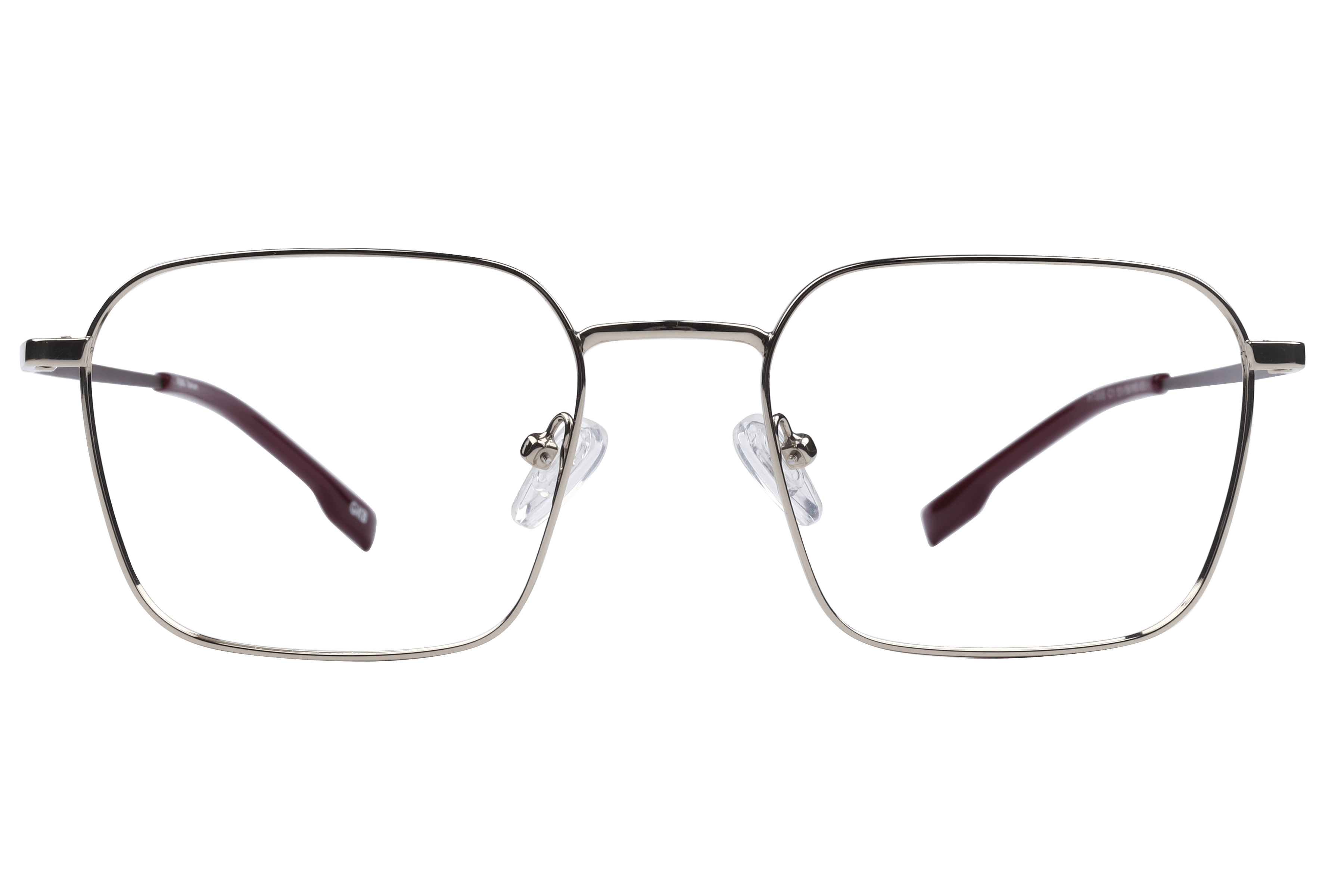 Inspira HT005 Frame Gold Unisex Full Titanium Frame — Gold frame — view 2