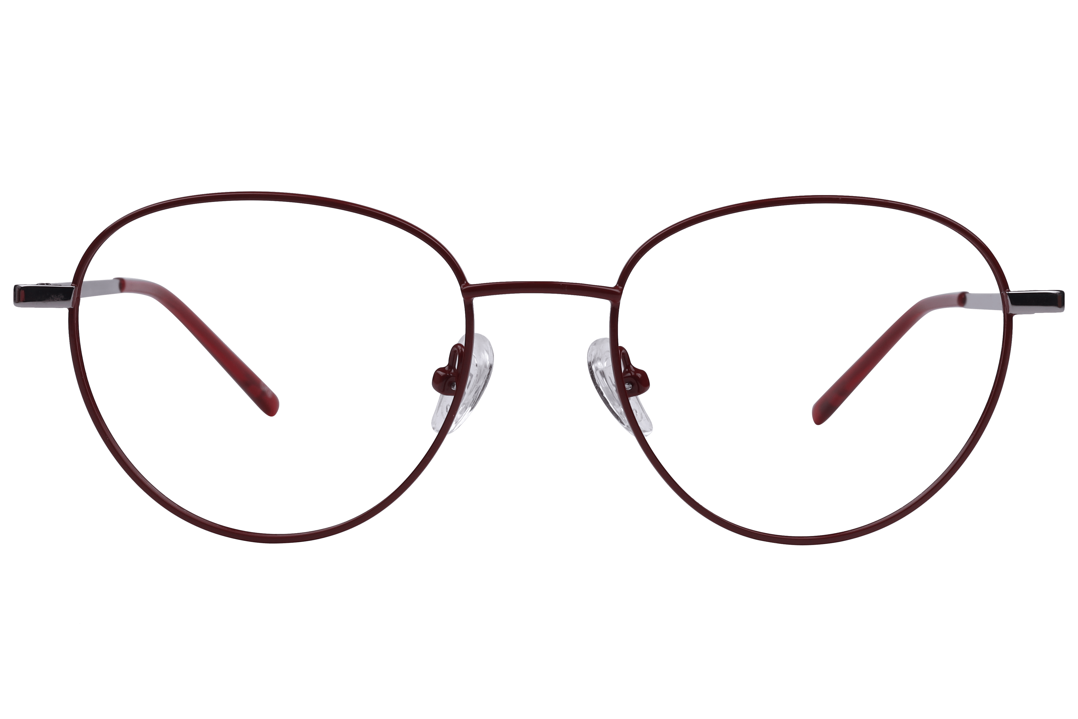Inspira EC-242-3 Frame Red Unisex Full Metal Frame — Red frame — view 2