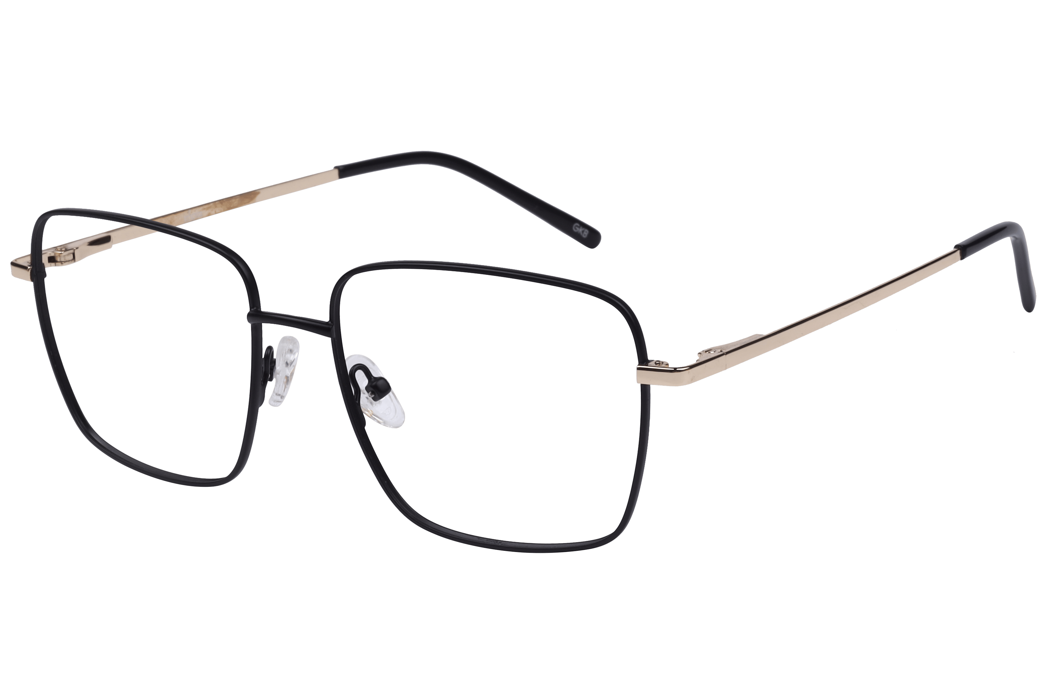 Inspira EC-242-6 Frame Matt Black Unisex Full Metal — Matt Black frame