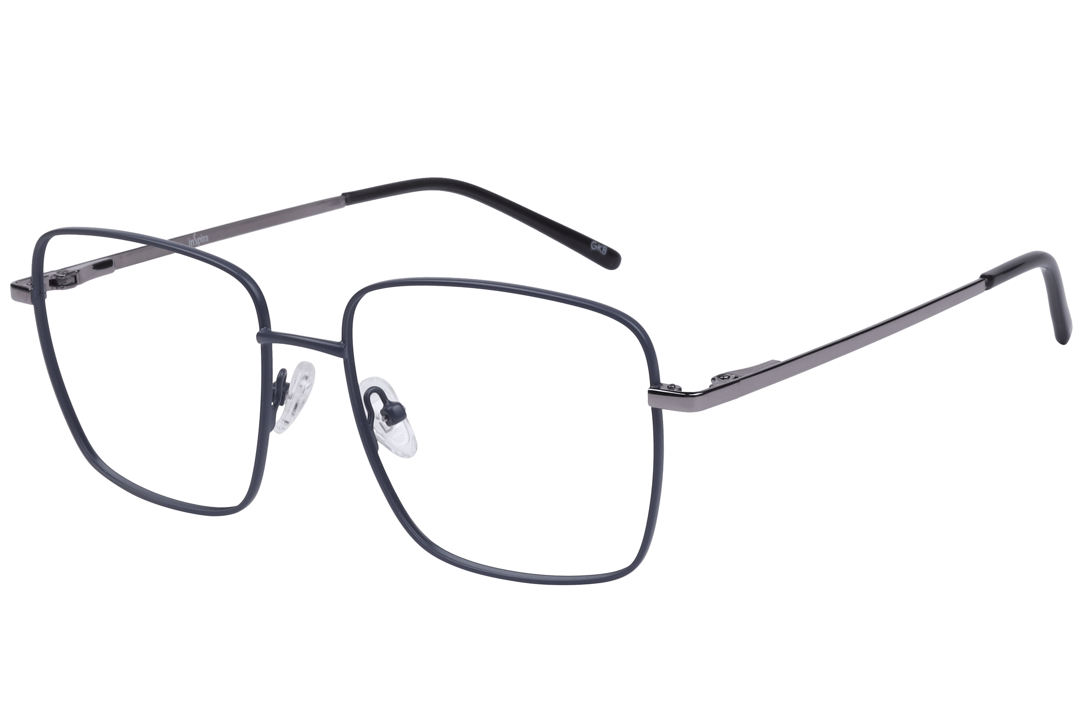 Inspira EC-242-6 Frame Matt Blue Unisex Full Metal — Matt Blue frame