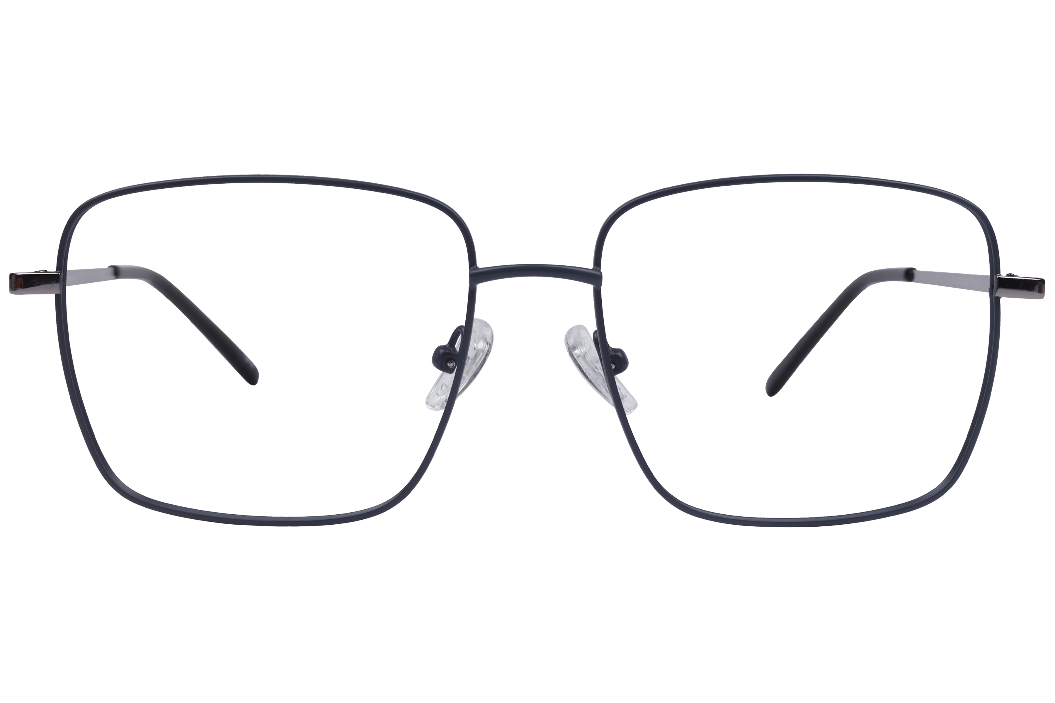 Inspira EC-242-6 Frame Matt Blue Unisex Full Metal Frame — Matt Blue frame — view 2