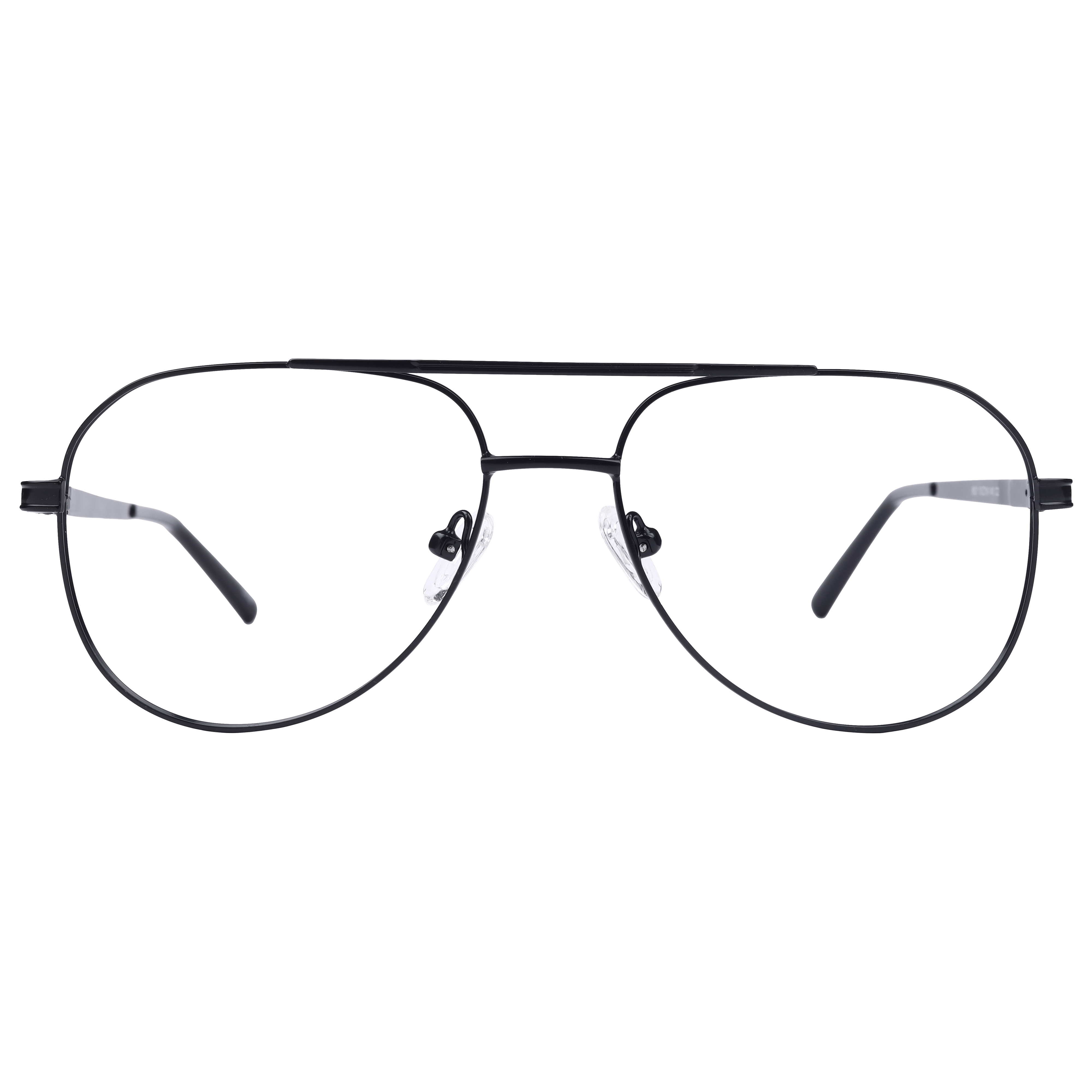 Inspira 6821 Frame Matt Black Male Full Metal Frame — Matt Black frame — view 2