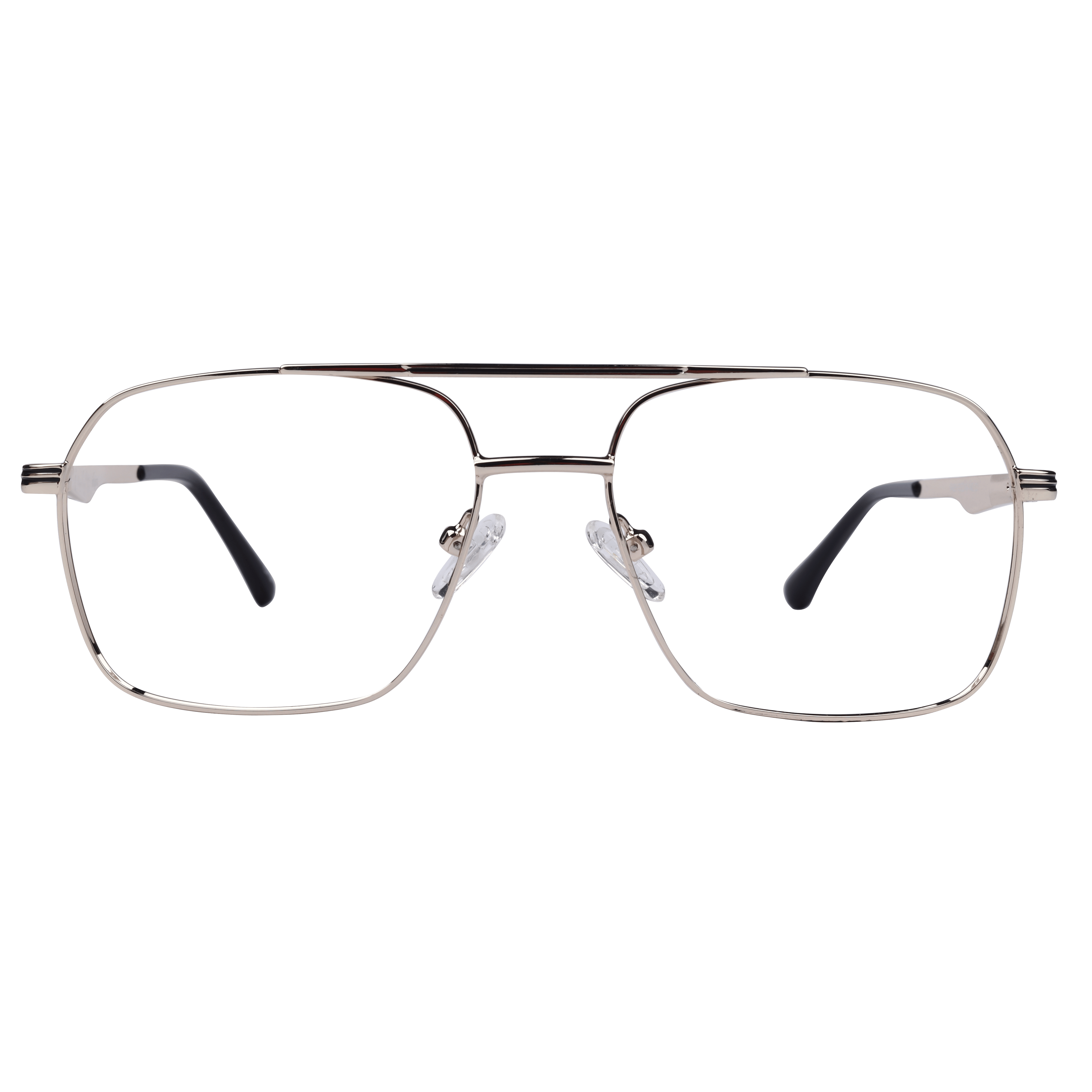 Inspira 6829 Frame Gold Male Full Metal Frame — Gold frame — view 2