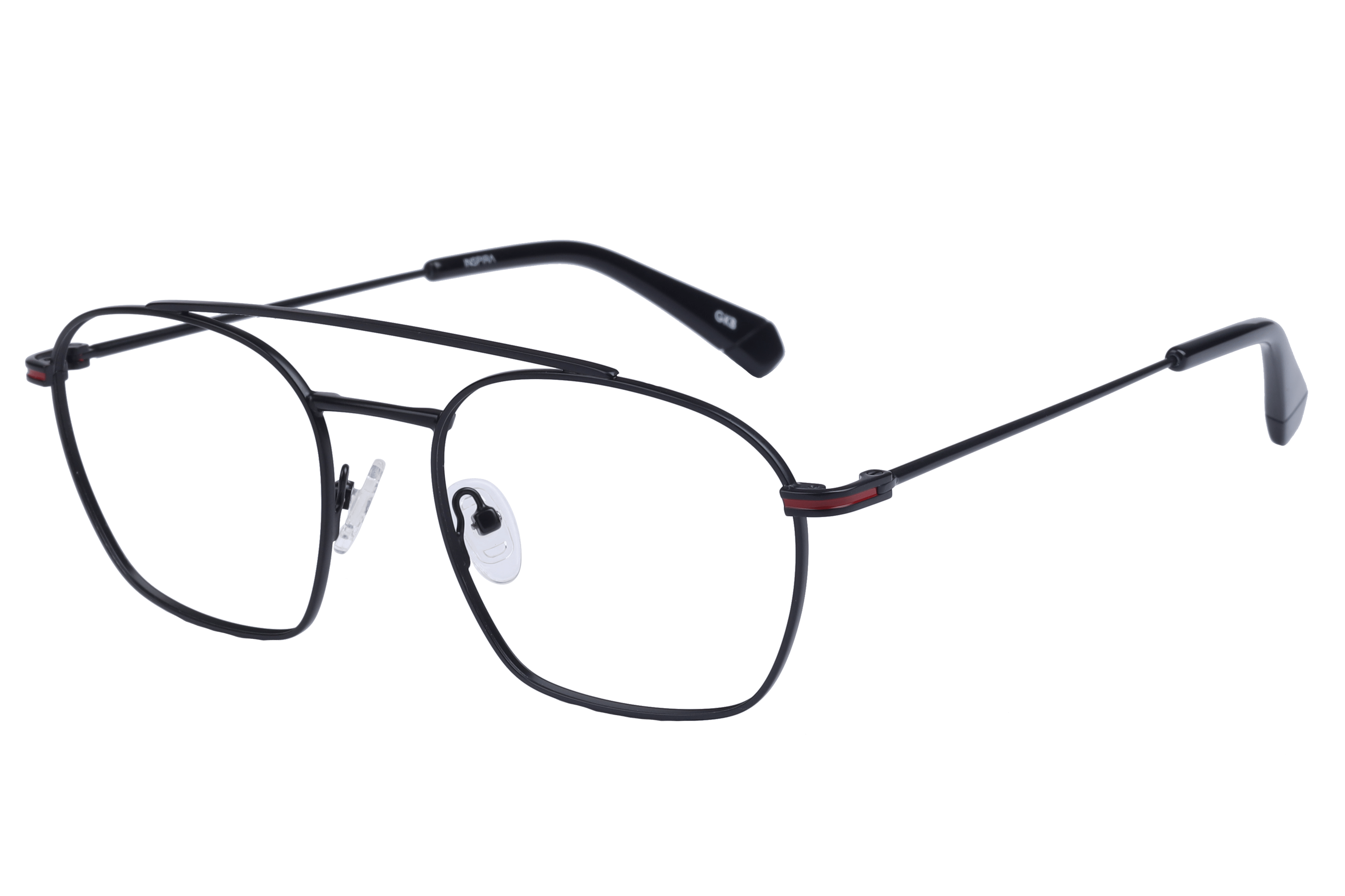 Inspira OLD7526M Frame Matt Black Male Full Metal — Matt Black frame