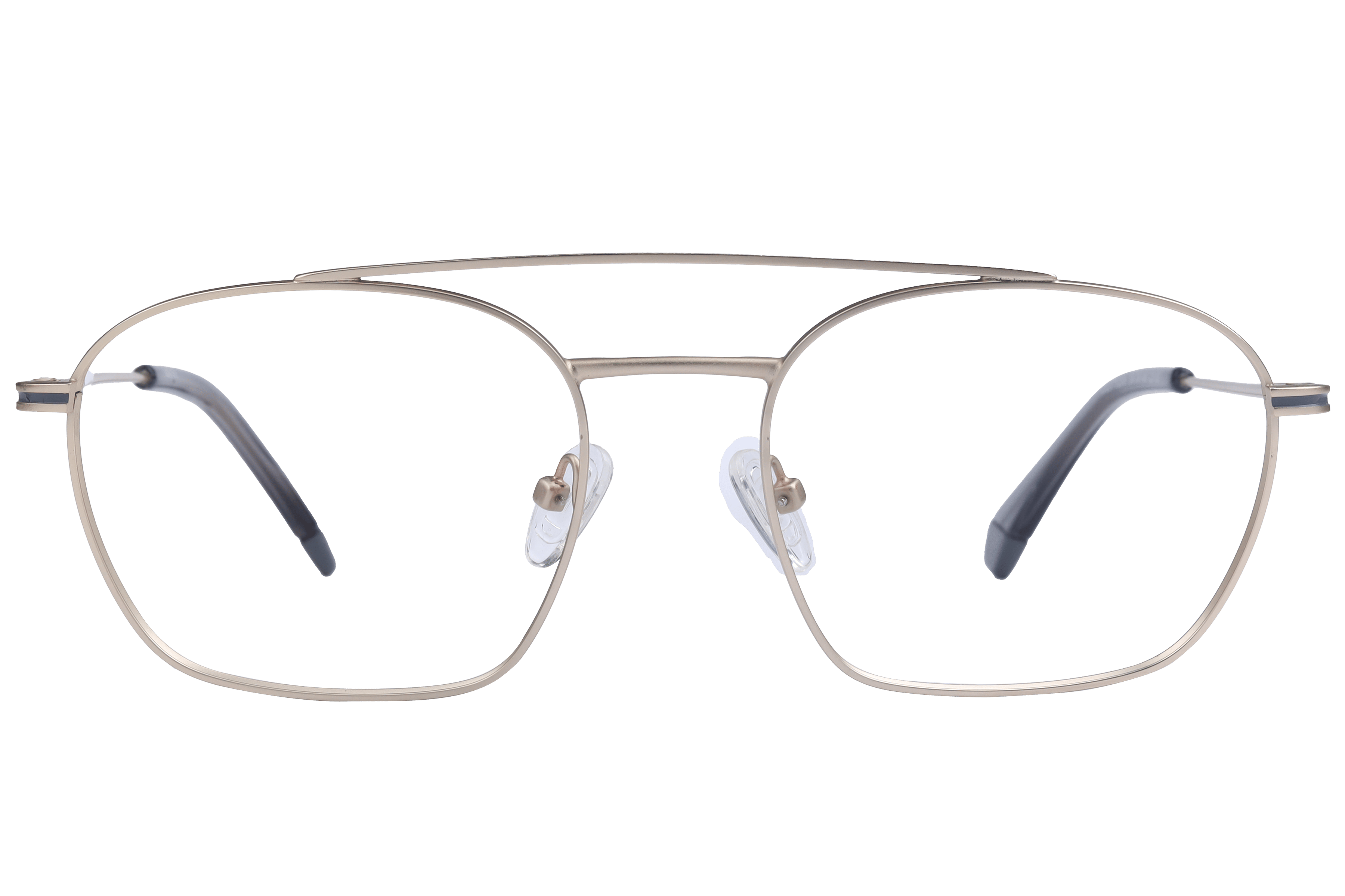 Inspira OLD7526M Frame Matt Gold Male Full Metal Frame — Matt Gold frame — view 2