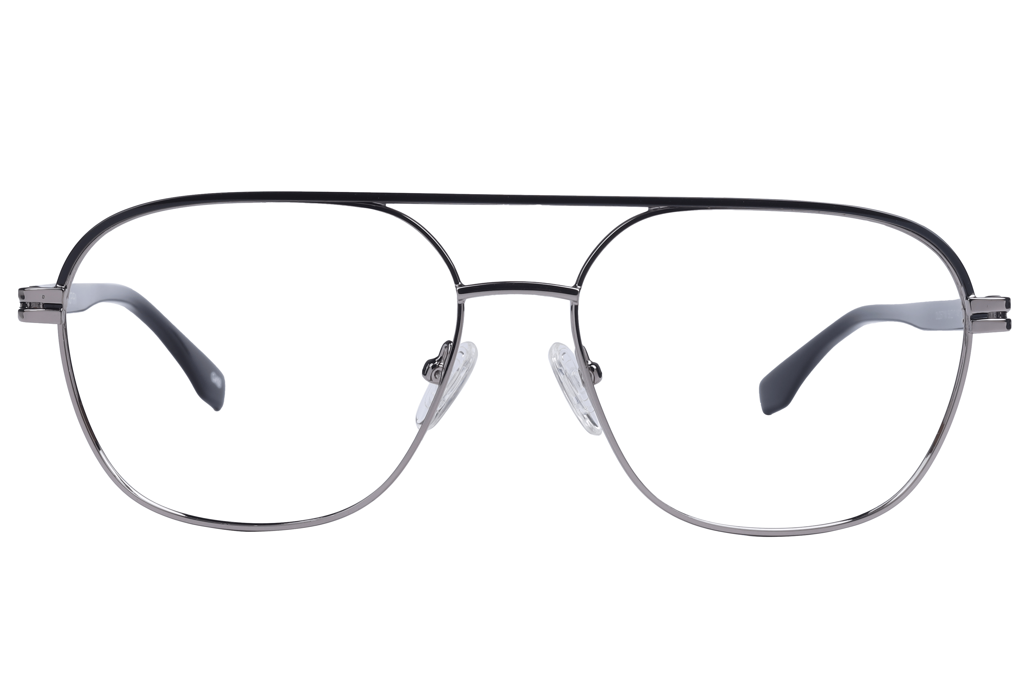 Inspira OLD571M Frame Gun Metal Male Full Shell Frame — Gun Metal frame — view 2