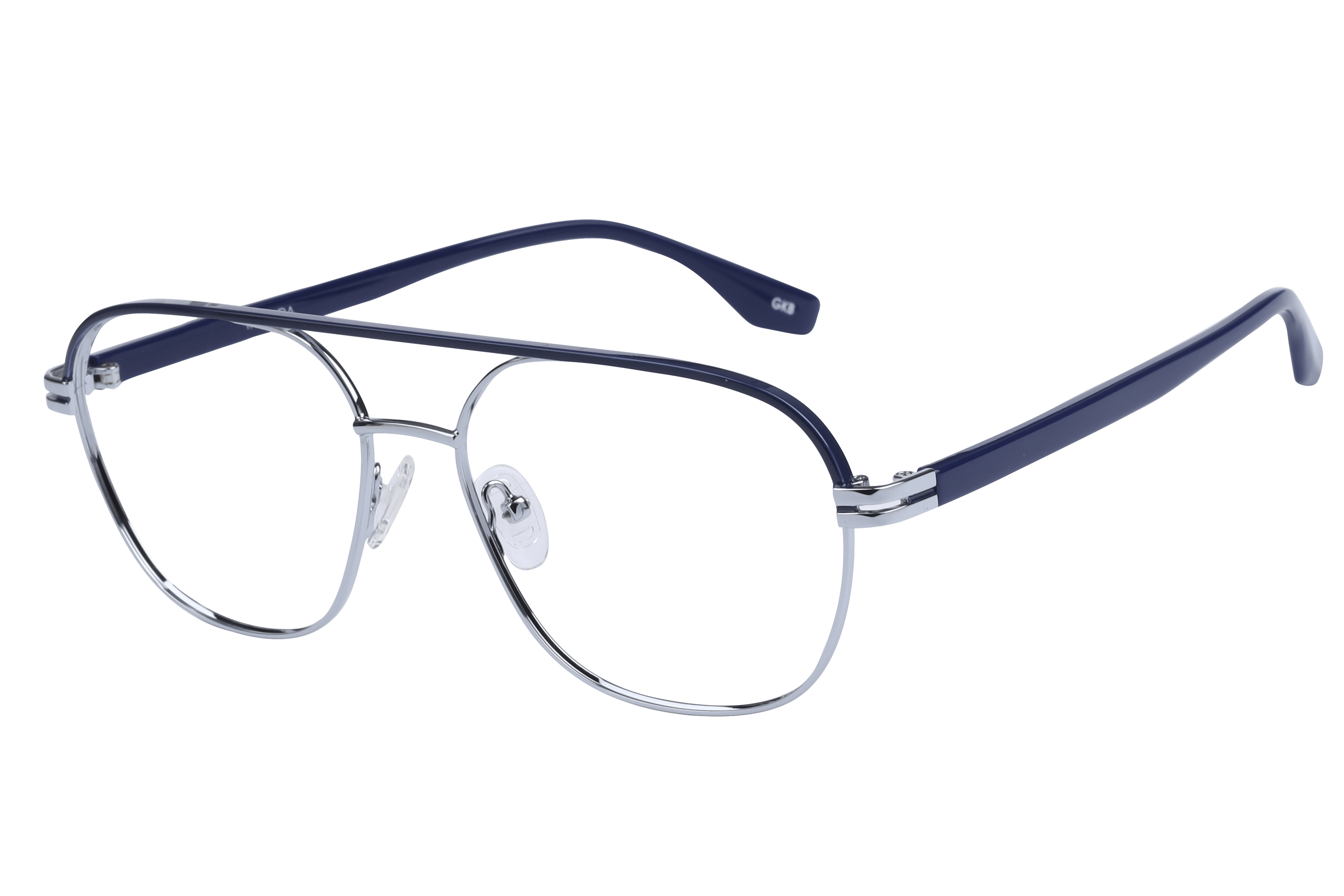 Inspira OLD571M Frame Silver Male Full Shell — Silver frame