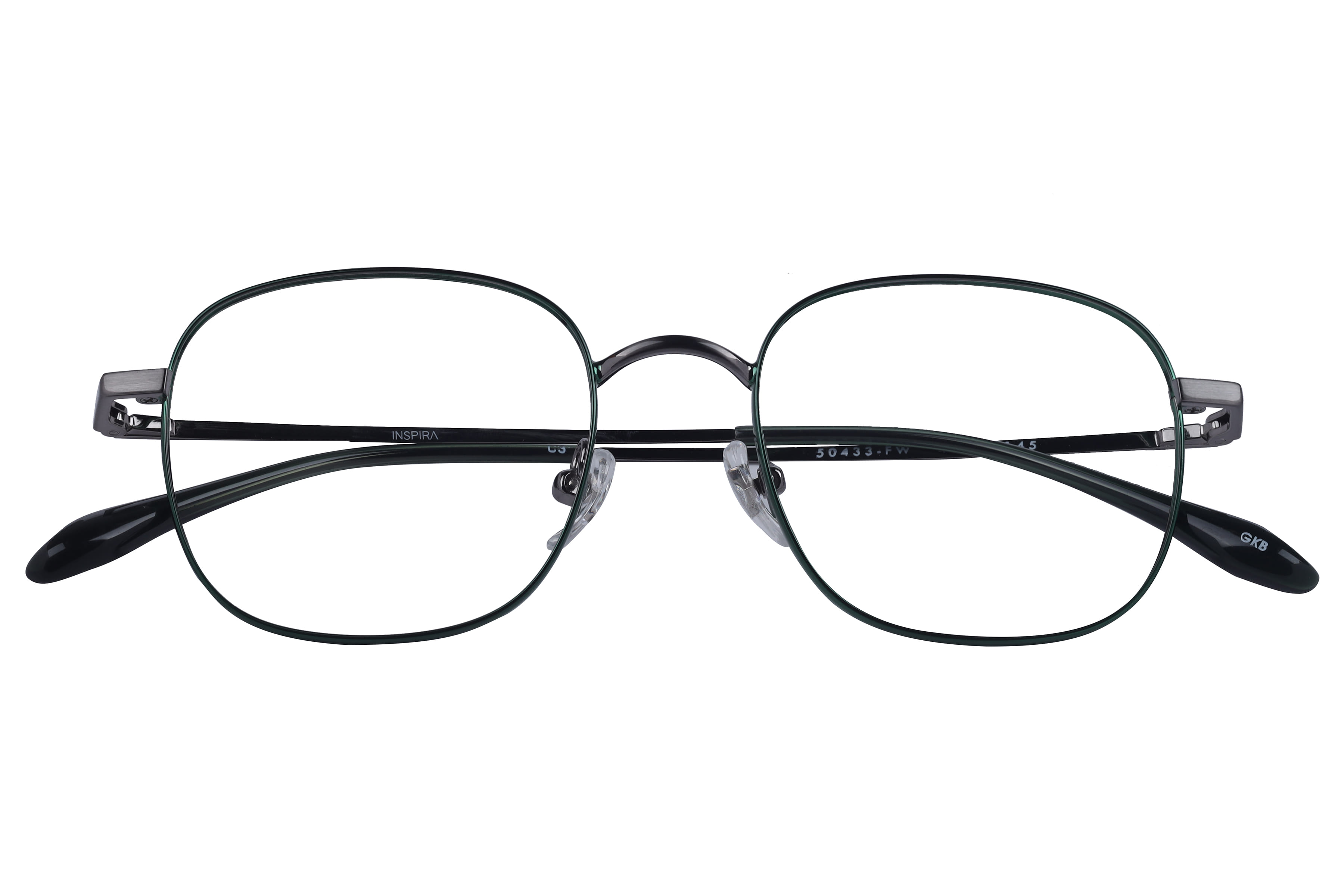 Inspira 50433-FW Frame Green Unisex Full Metal Frame — Green frame — view 4