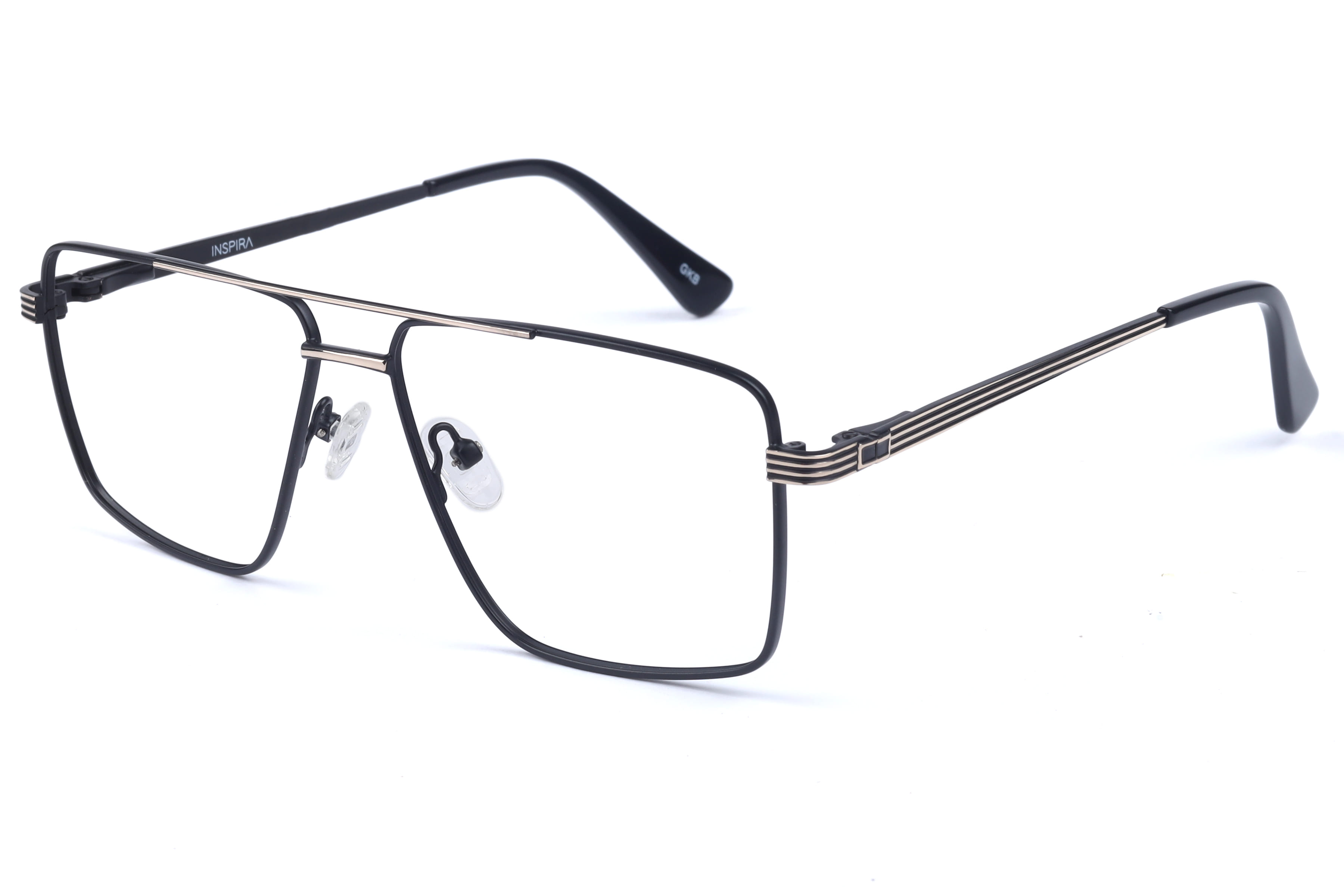 Inspira NSV63304 Frame Matt Black Male Full Metal Frame — Matt Black frame — view 1