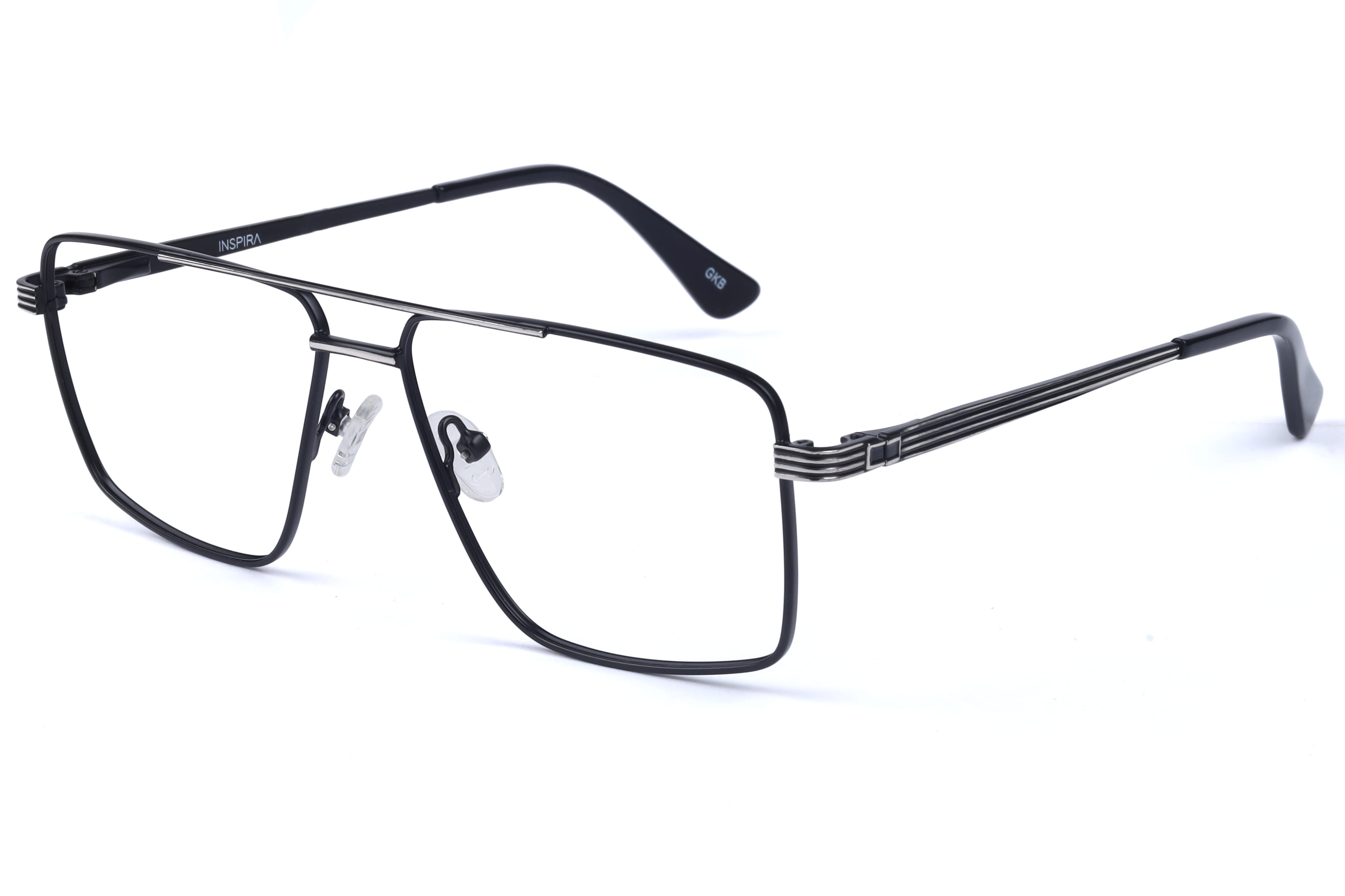 Inspira NSV63304 Frame Matt Black Male Full Metal Frame — Matt Black frame — view 1