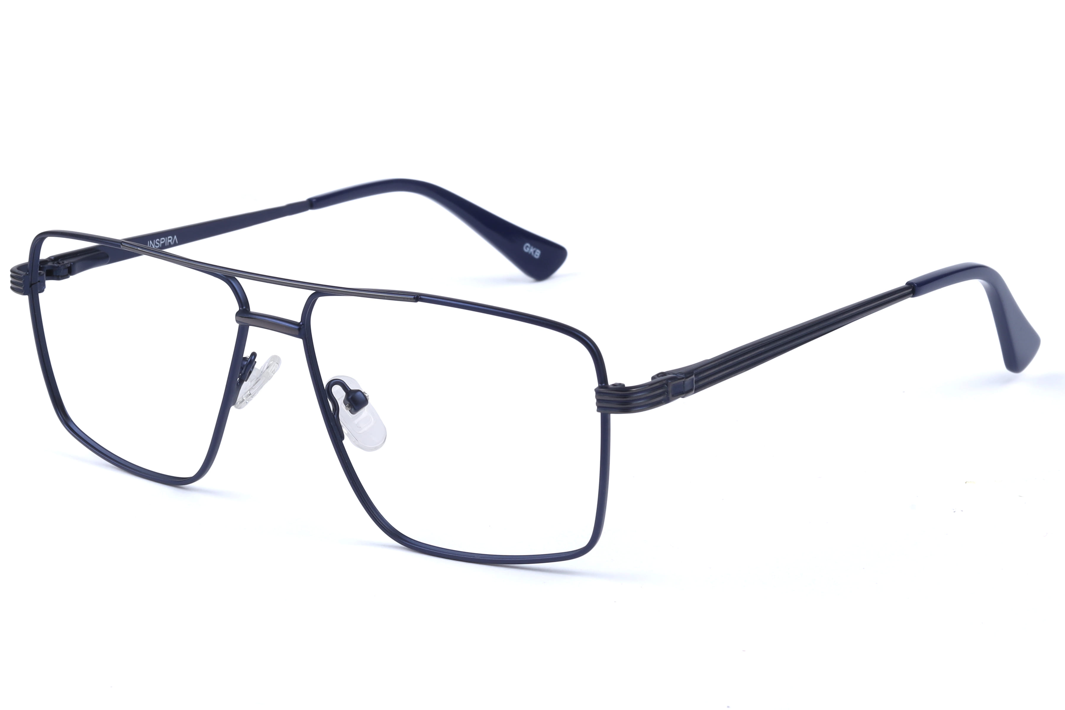 Inspira NSV63304 Frame Matt Blue Male Full Metal Frame — Matt Blue frame — view 1
