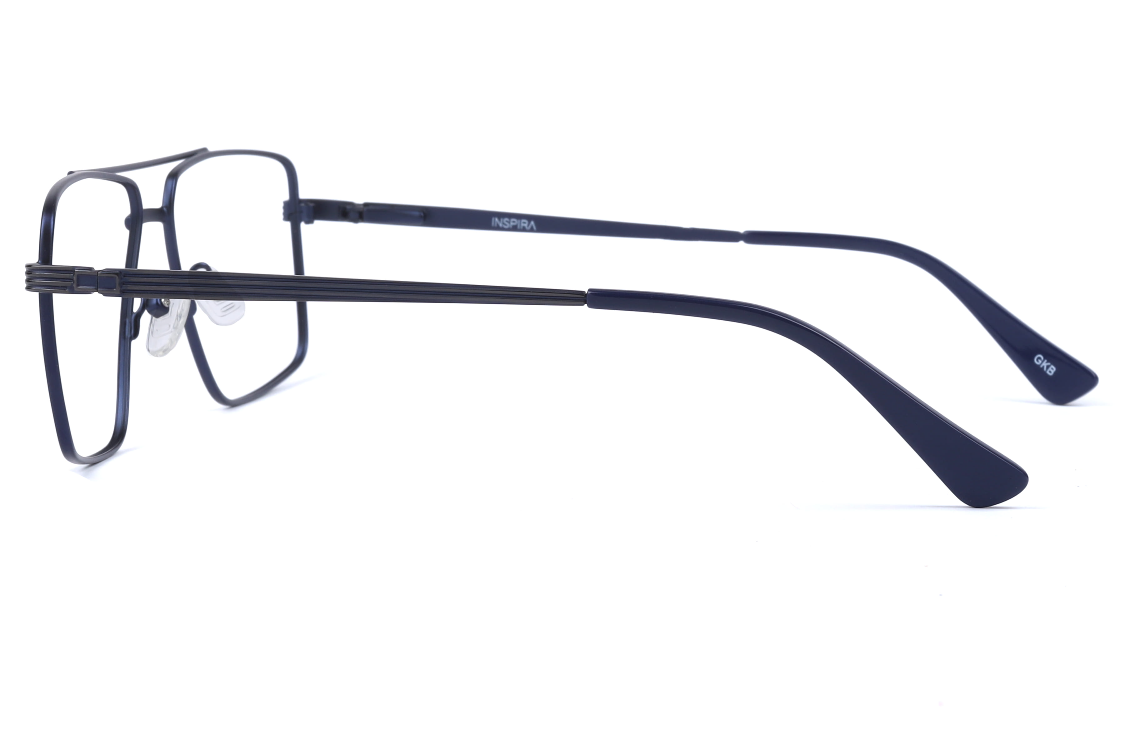 Inspira NSV63304 Frame Matt Blue Male Full Metal Frame — Matt Blue frame — view 3