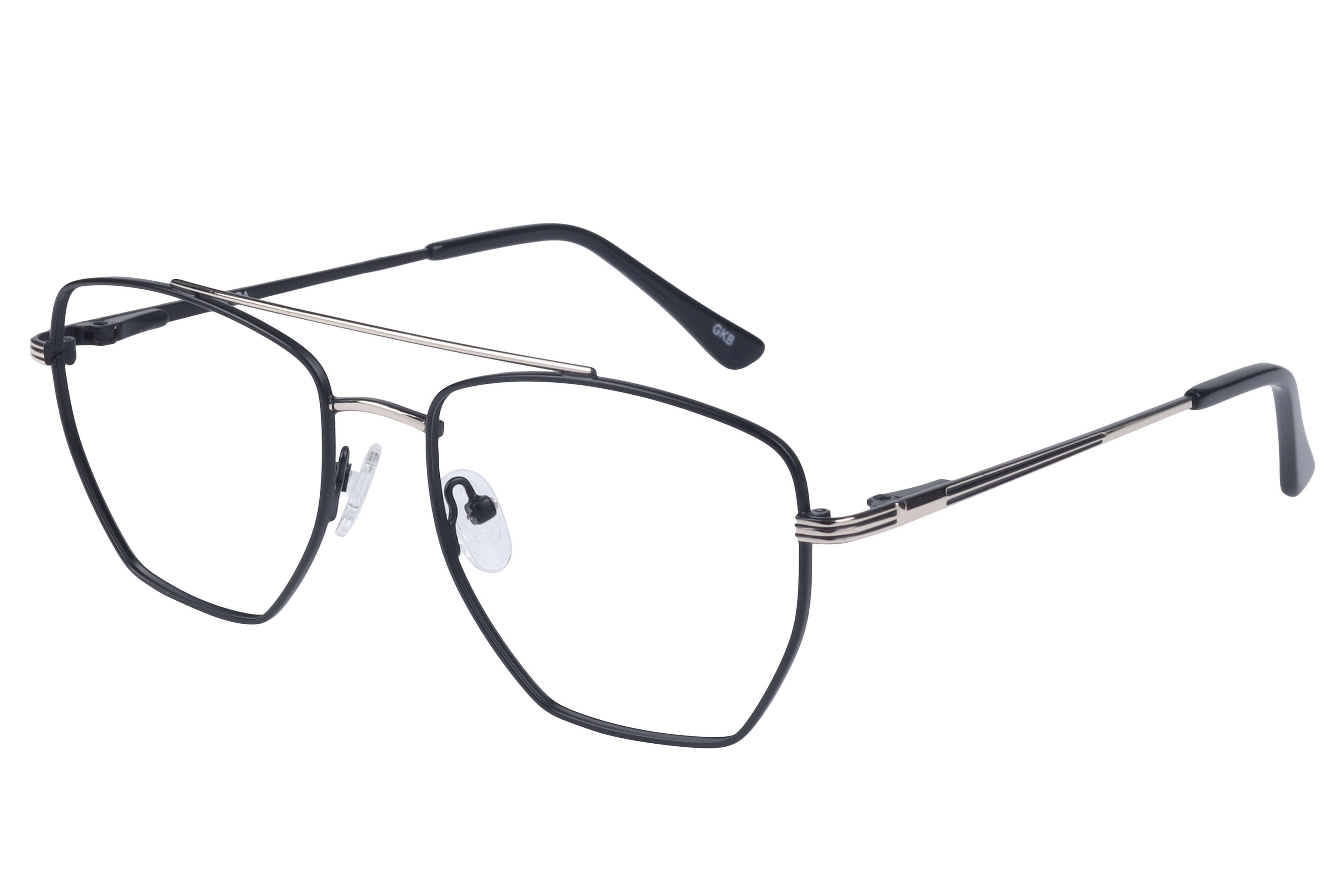 Inspira NSV6033 Frame Matt Black Male Full Metal Frame — Matt Black frame — view 1