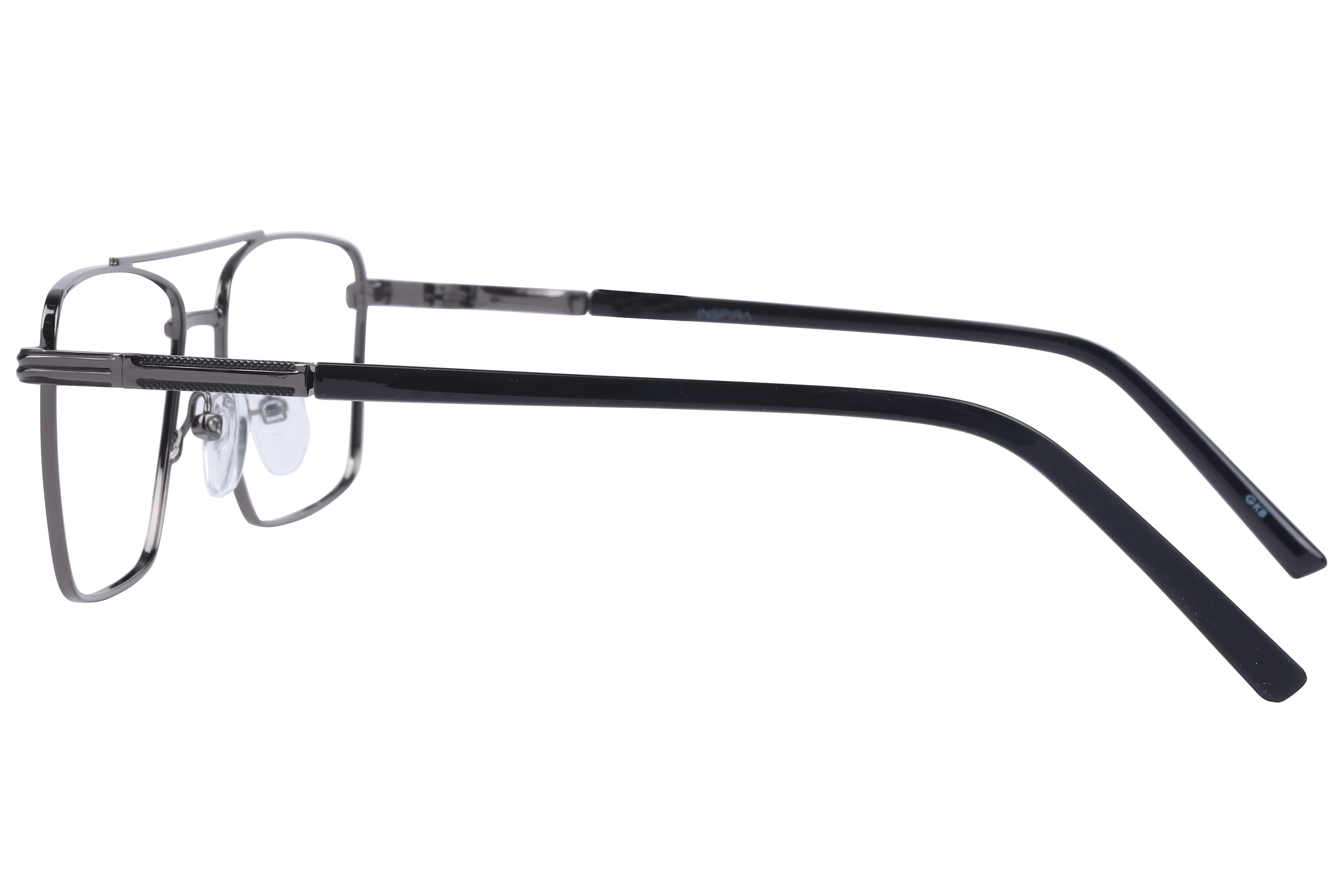 Inspira YM8602 Frame Gun Metal Male Full Metal Frame — Gun Metal frame — view 3