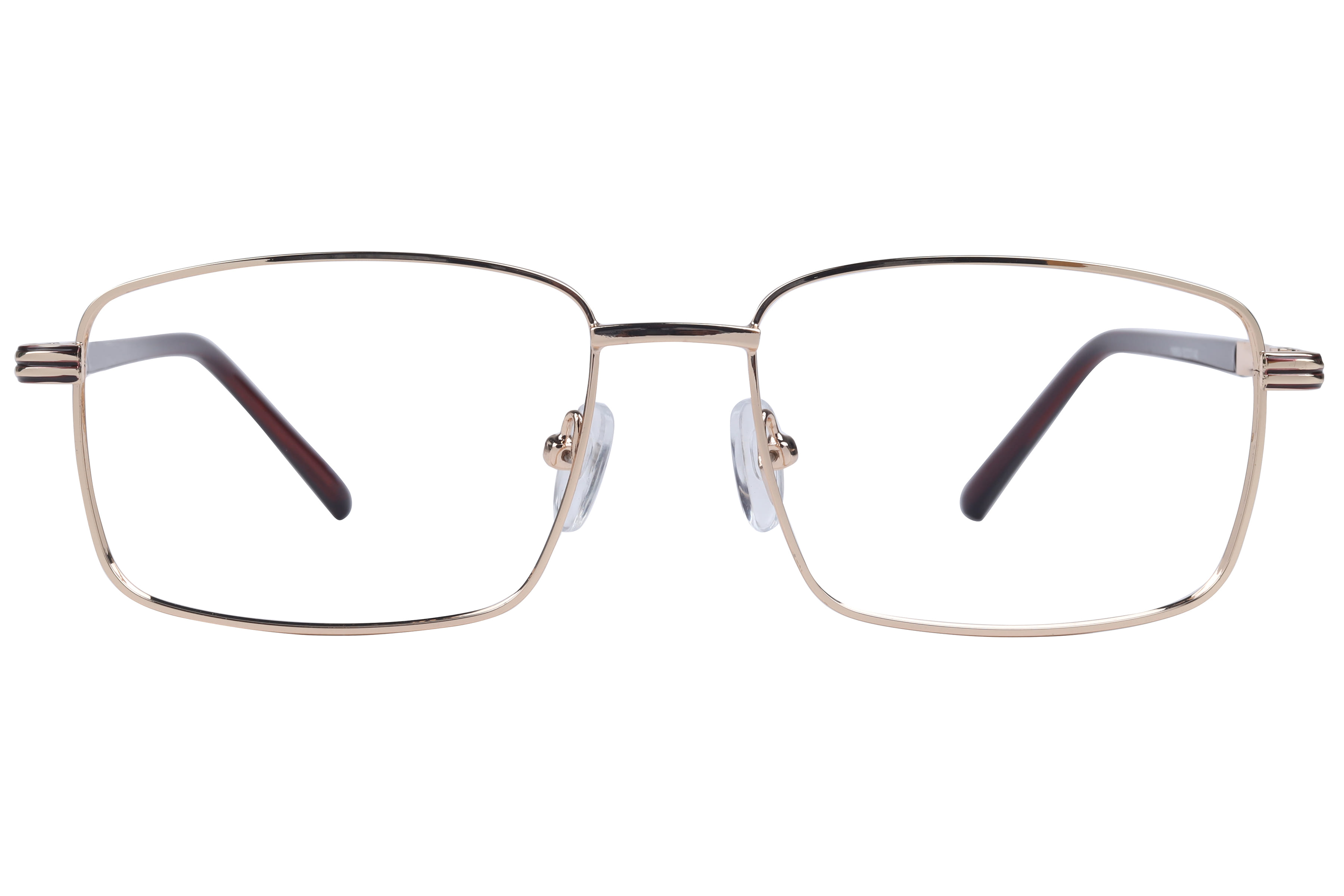 Inspira YM8604 Frame Gold Male Full Metal Frame — Gold frame — view 2