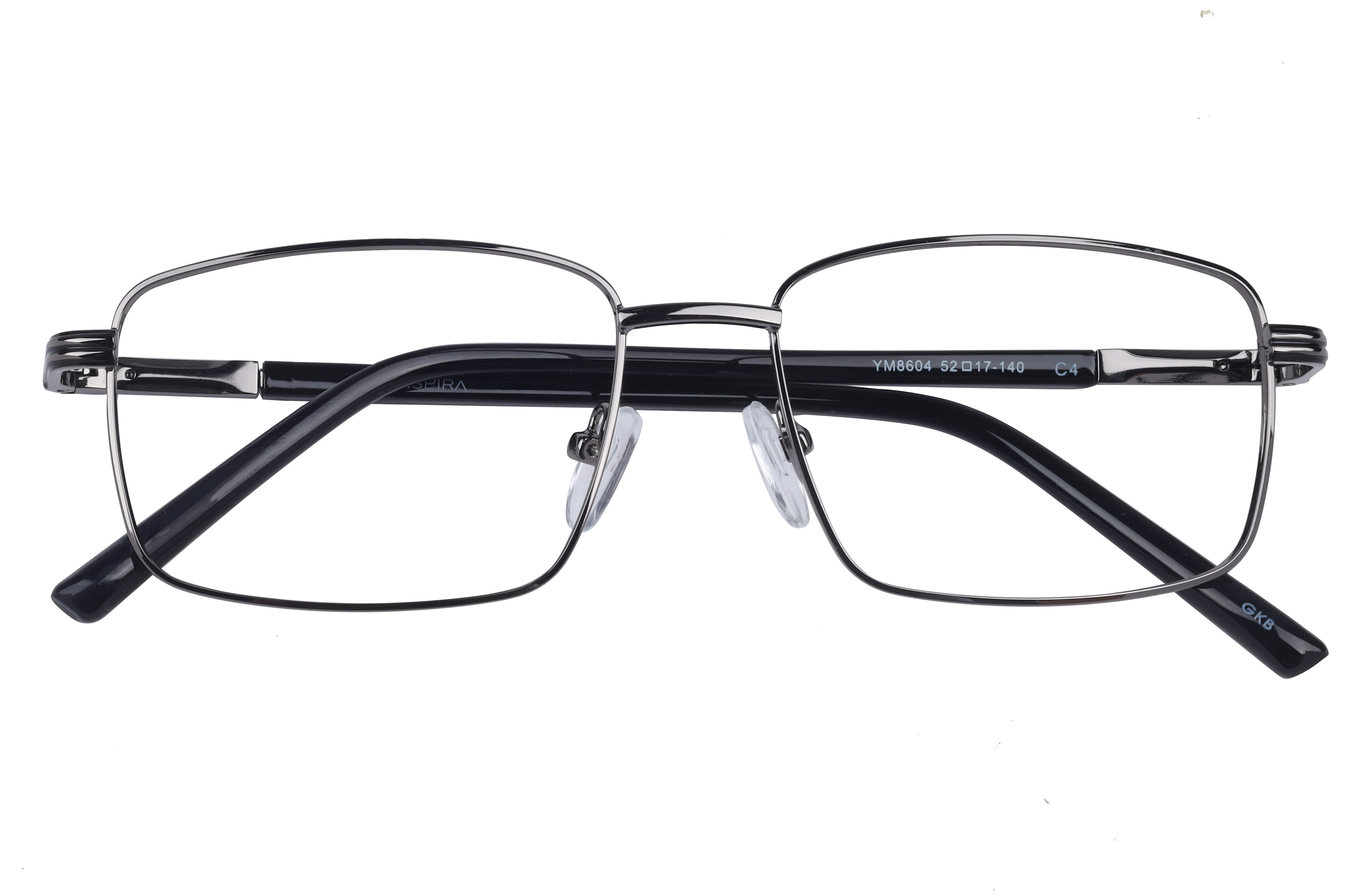 Inspira YM8604 Frame Gun Metal Male Full Metal Frame — Gun Metal frame — view 4