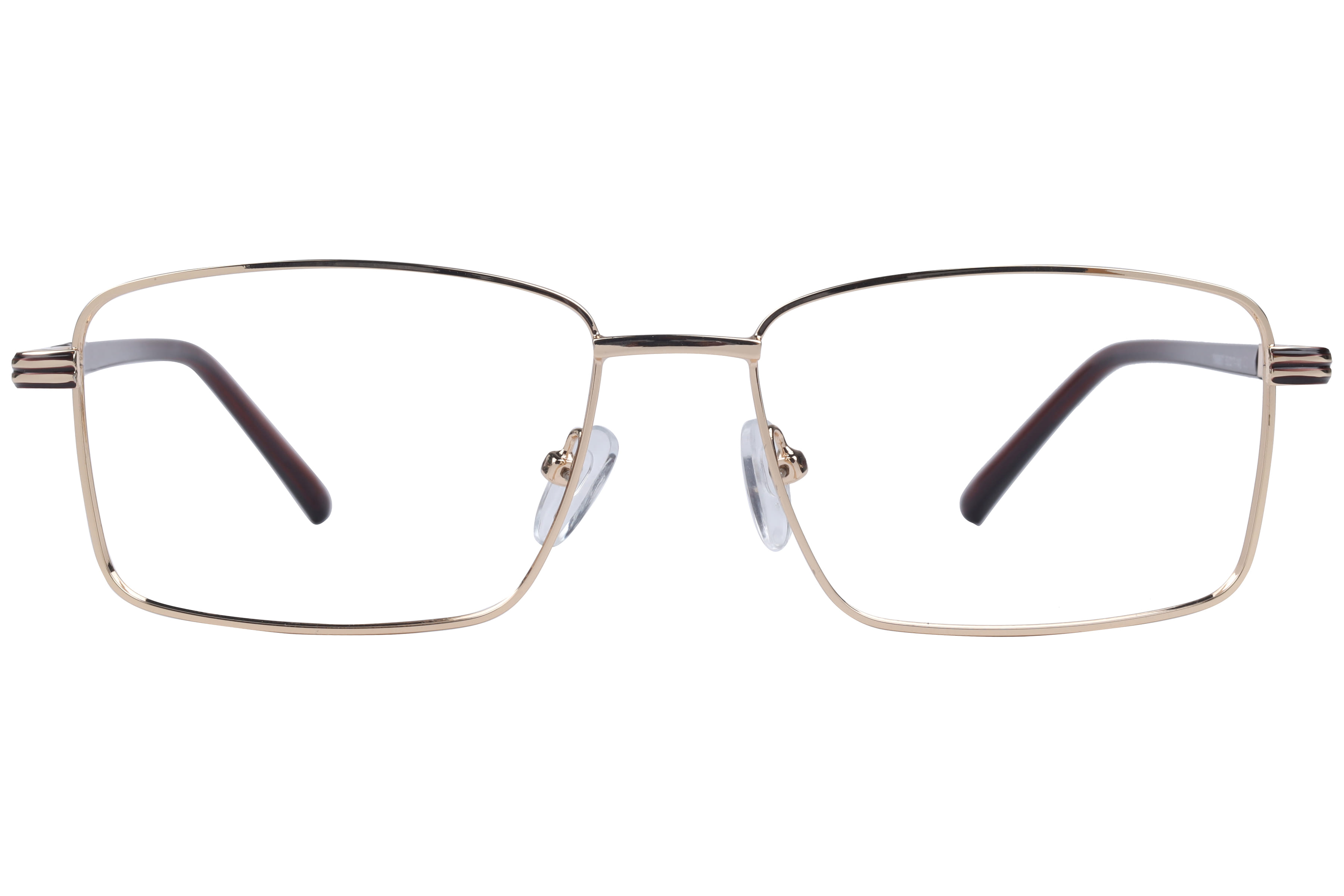 Inspira YM8607 Frame Gold Male Full Metal Frame — Gold frame — view 2