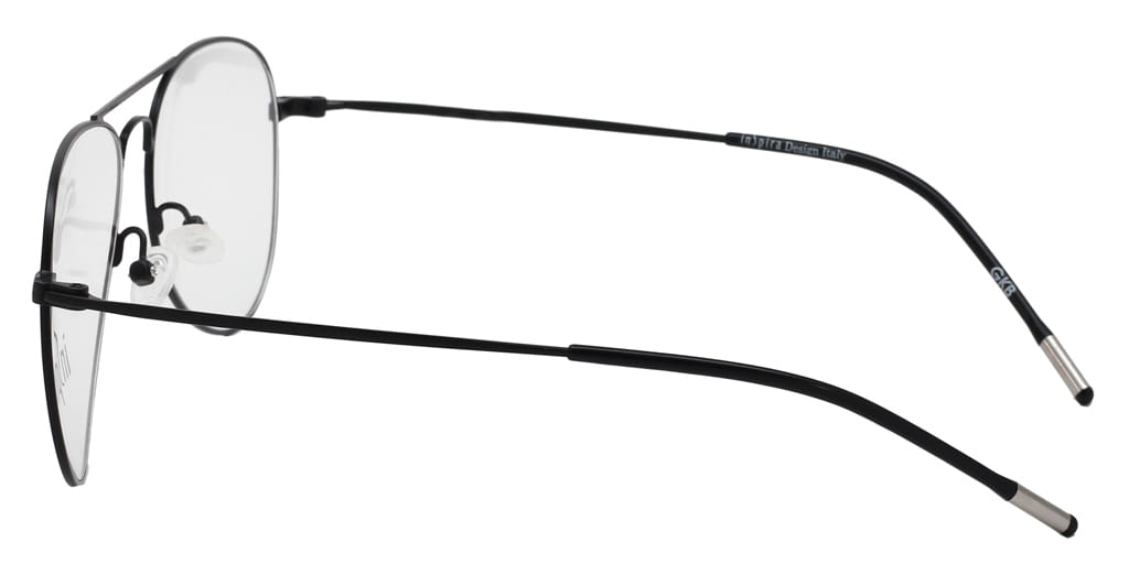 Inspira SL-701 Frame Black Male Full Metal Frame — Black frame — view 4