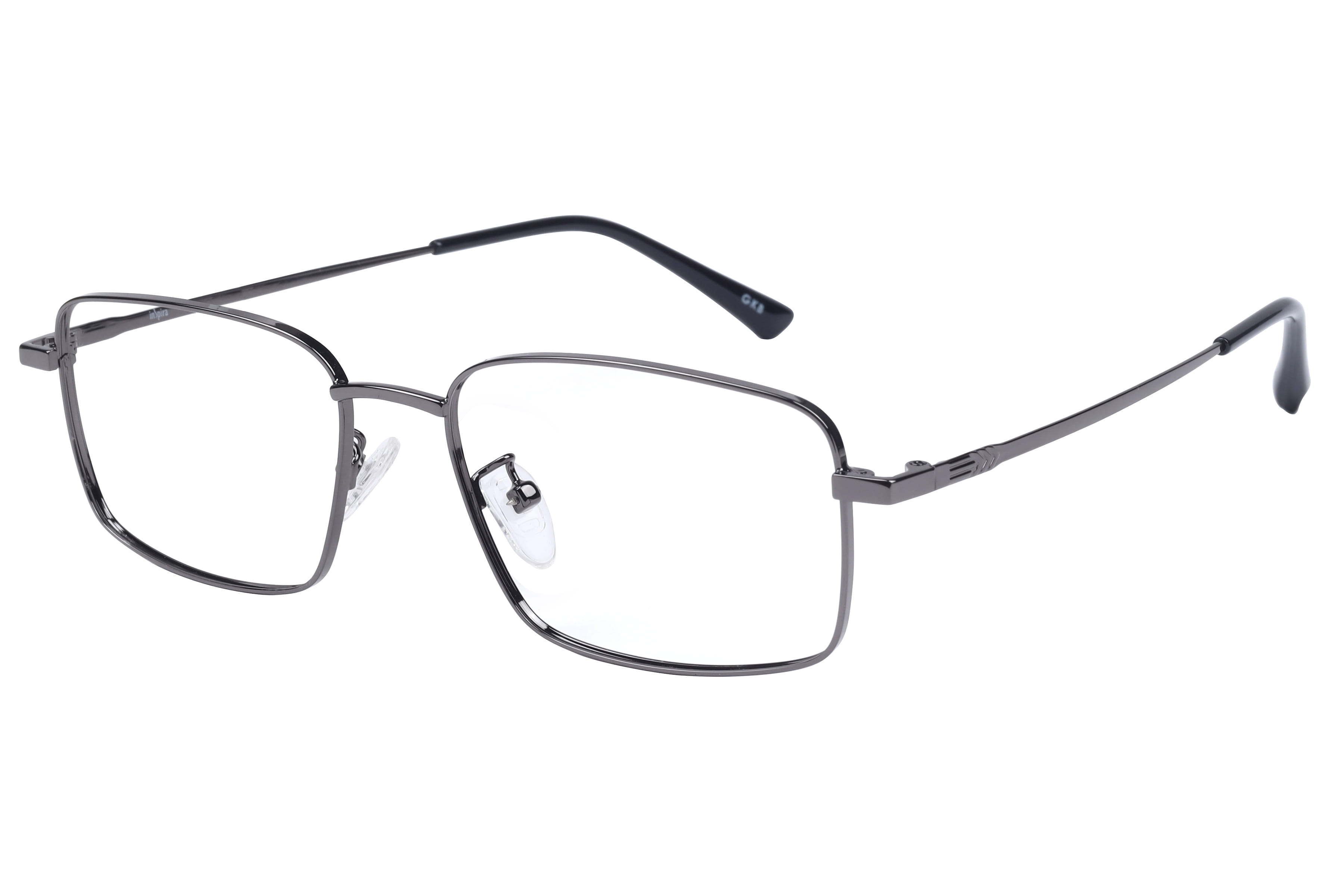 Inspira 35117 Frame Gun Metal Male Full Metal Frame — Gun Metal frame — view 1