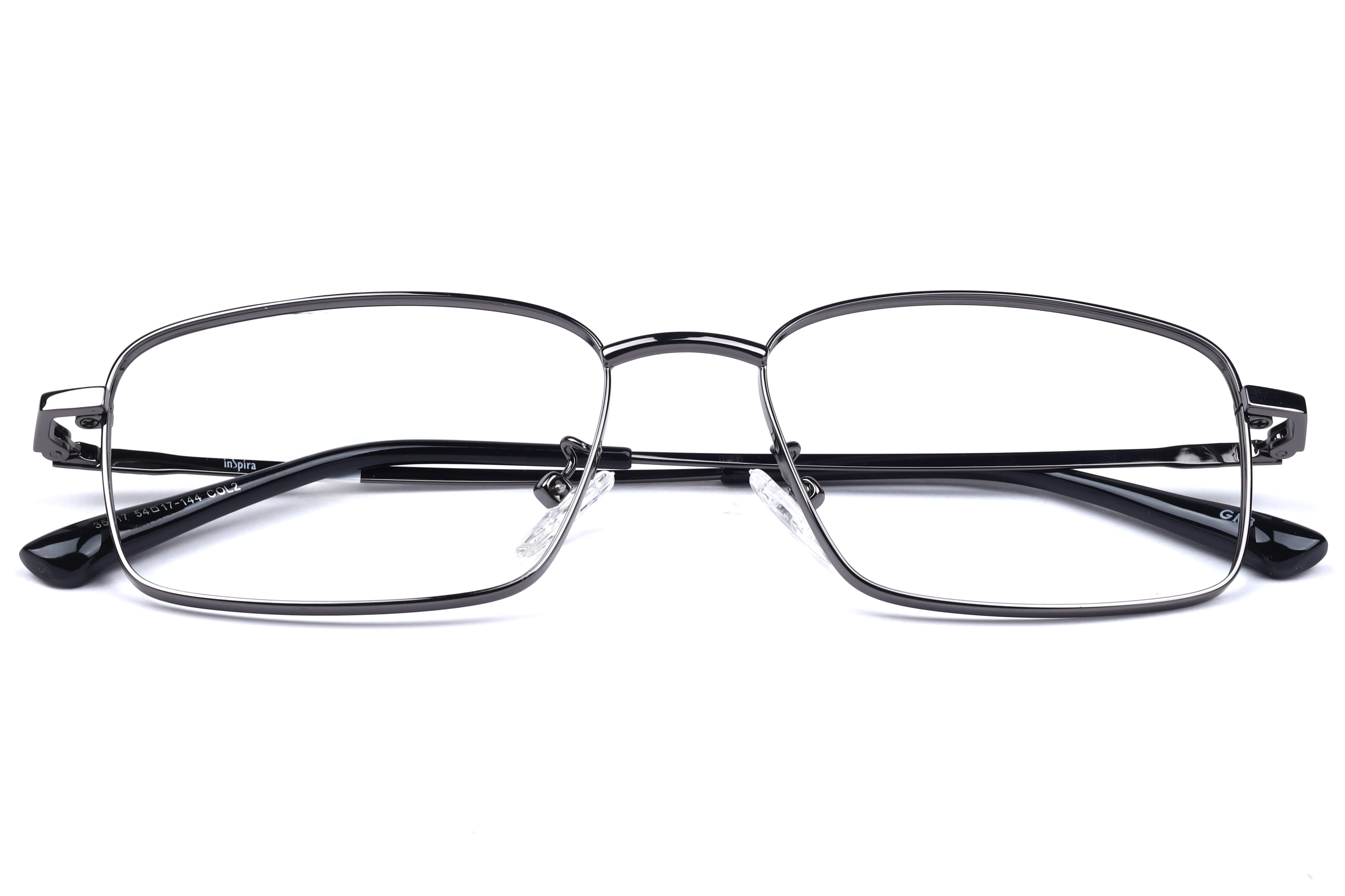 Inspira 35117 Frame Gun Metal Male Full Metal Frame — Gun Metal frame — view 4
