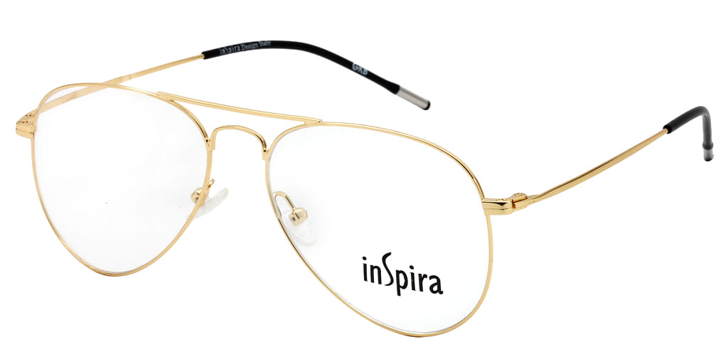 Inspira SL-701 Frame Gold Male Full Metal — Gold frame