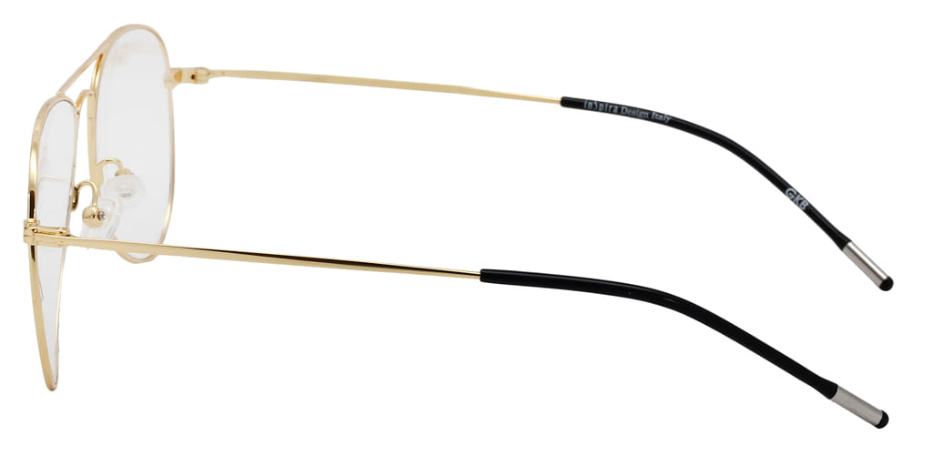Inspira SL-701 Frame Gold Male Full Metal Frame — Gold frame — view 2