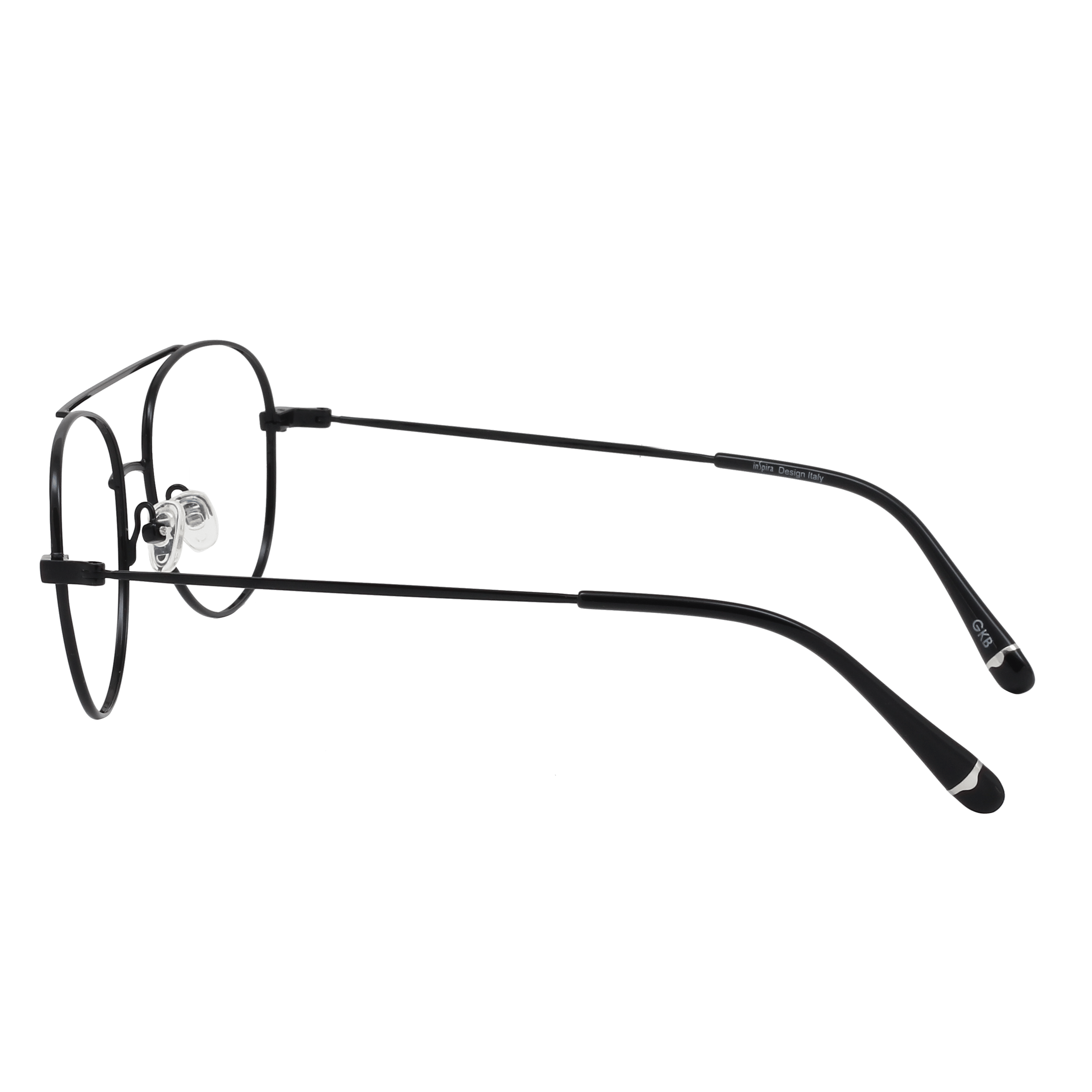 Inspira 4818O Frame Black Male Full Metal Frame — Black frame — view 3